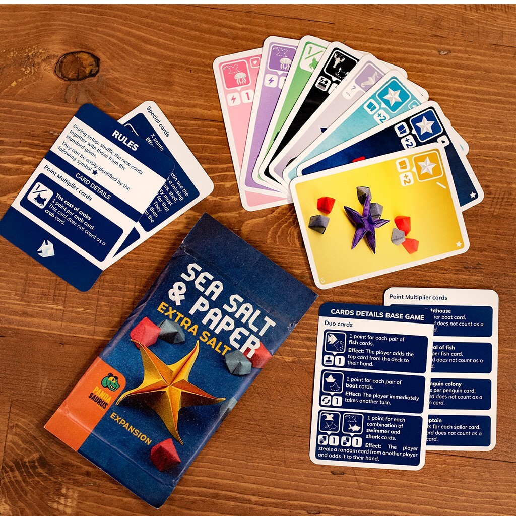 Extra Salt Expansion Sea Salt & Paper Card Game Pandasaurus Games PANSSAPEXP01
