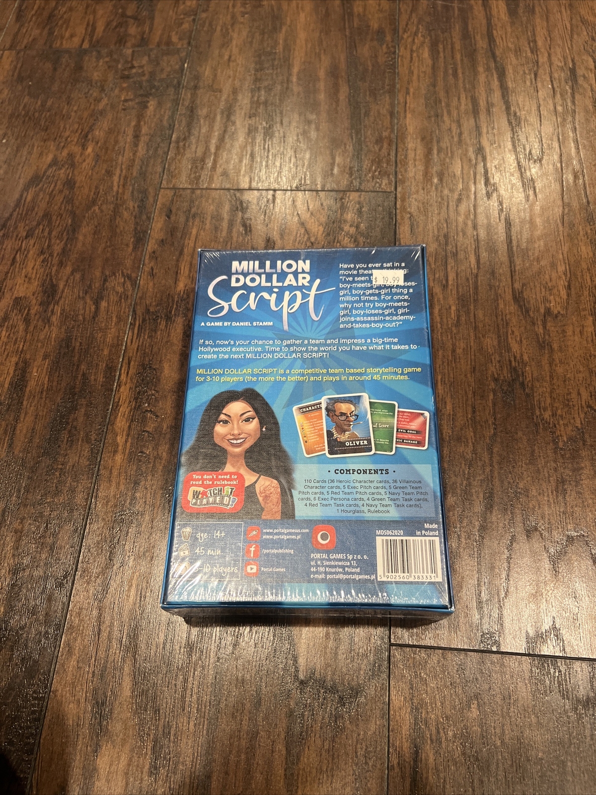 Portal Million Dollar Script Strategy Game Three To Ten Players Ages 14 and Up