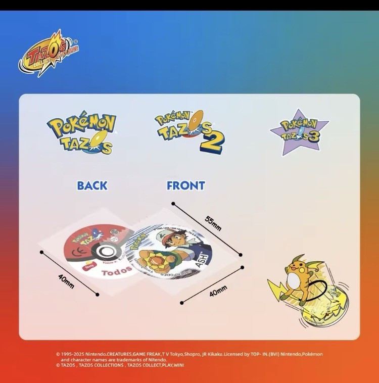 Pokemon TAZOS Collections Complete Album Set 81/100/90Pcs Flippo Pogs Tags Spani
