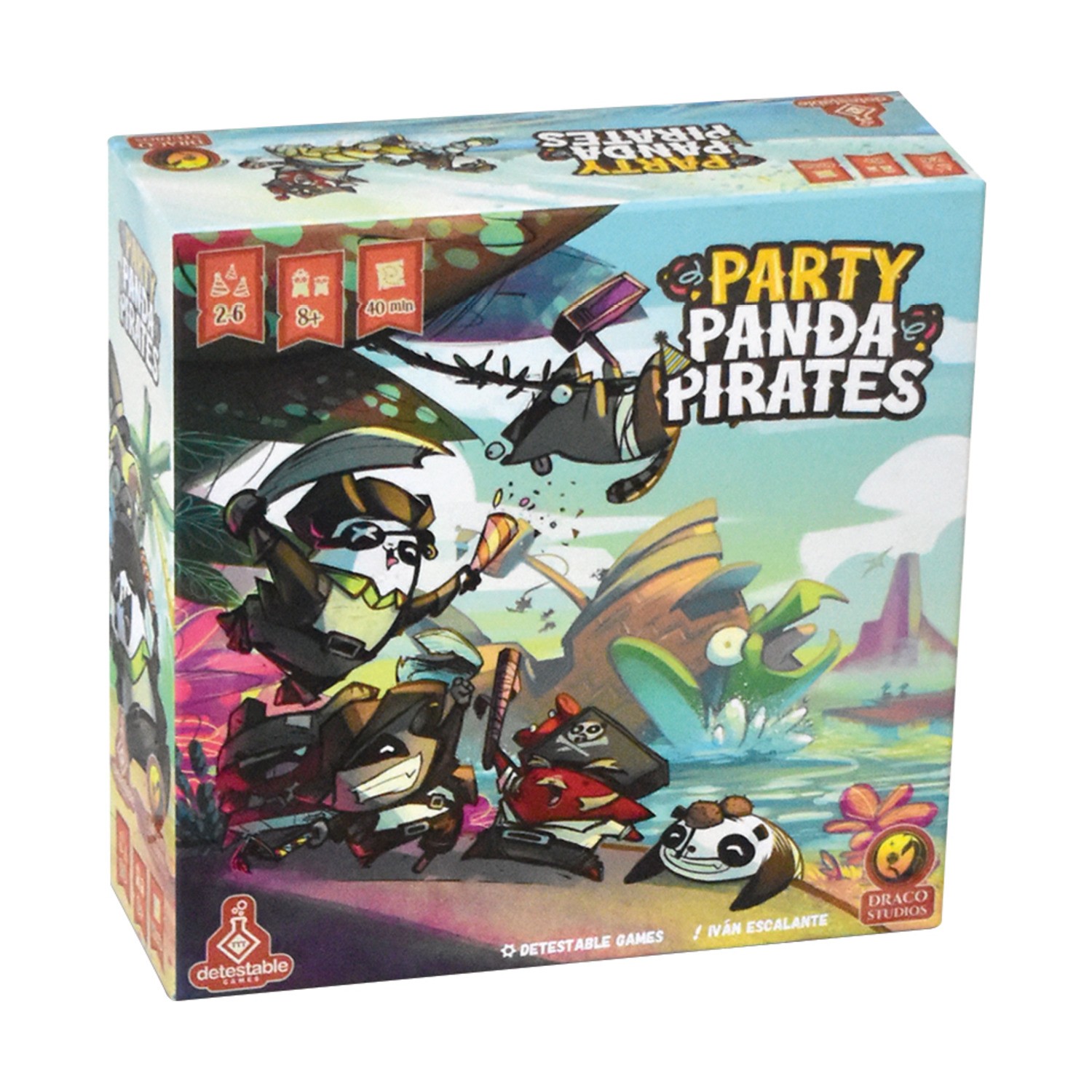 Draco Studios Board Game Party Panda Pirates Box SW (New)