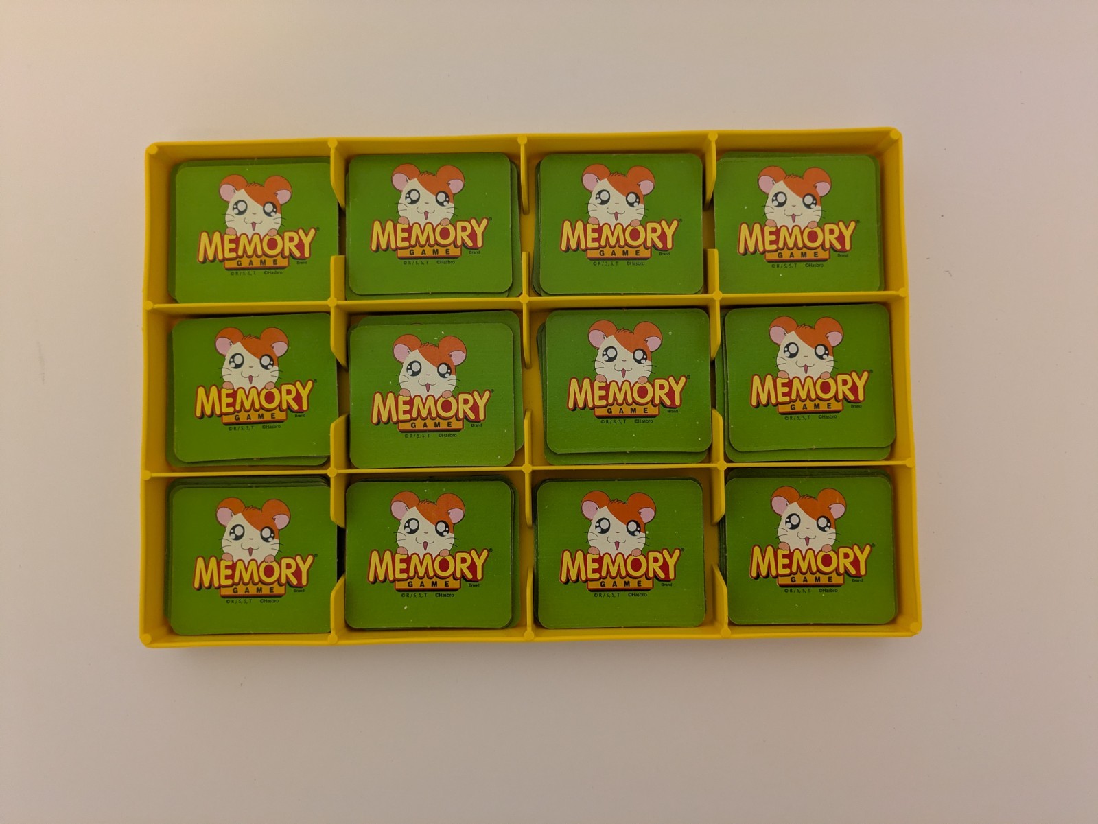 Hamtaro Memory Game COMPLETE Milton Bradley MB Hasbro 72 Cards 2002 Anime