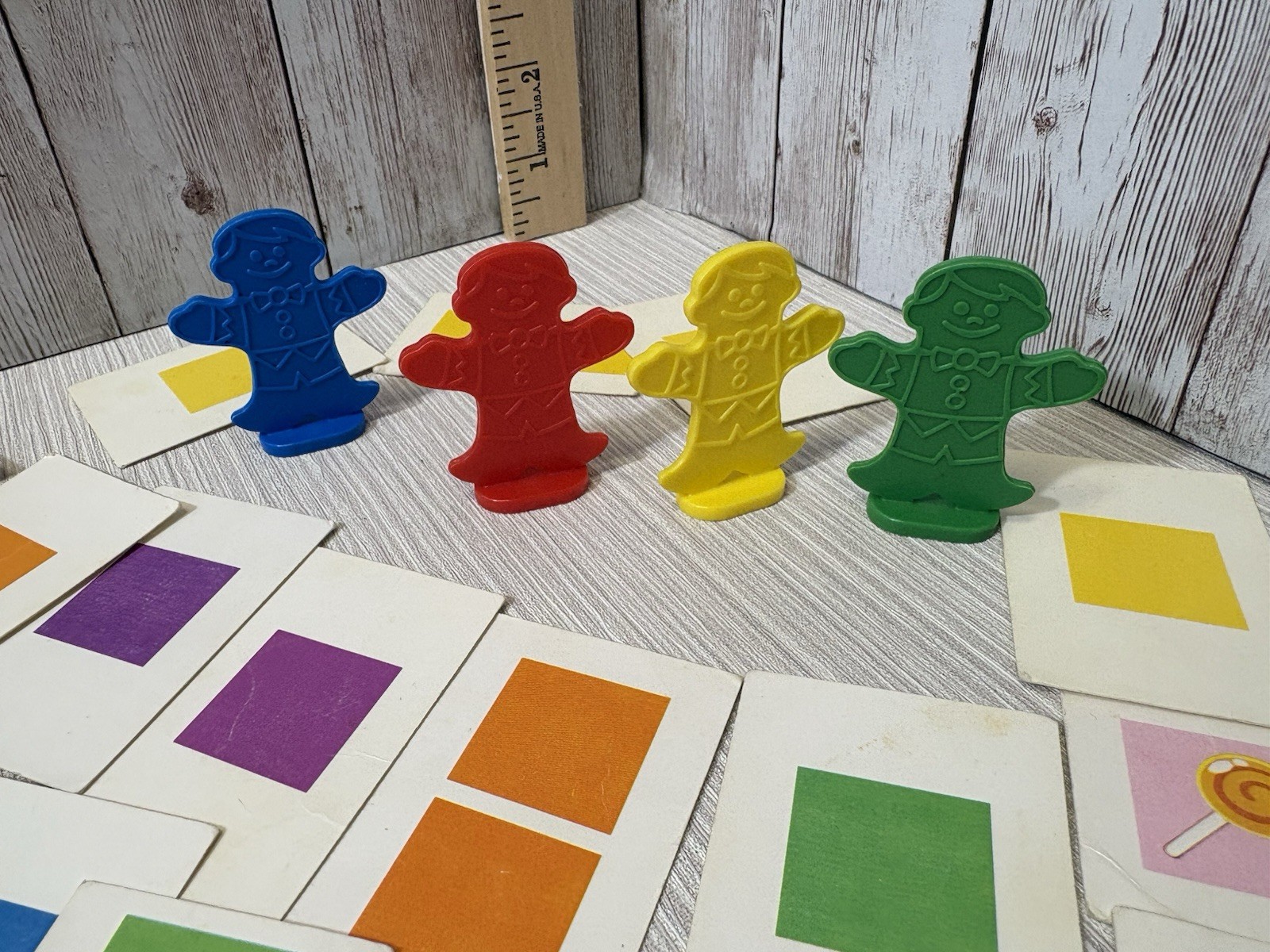 1955 Vintage Candyland Game Pieces 44 Cards Plus 4 People Movers. FREE SHIPPING