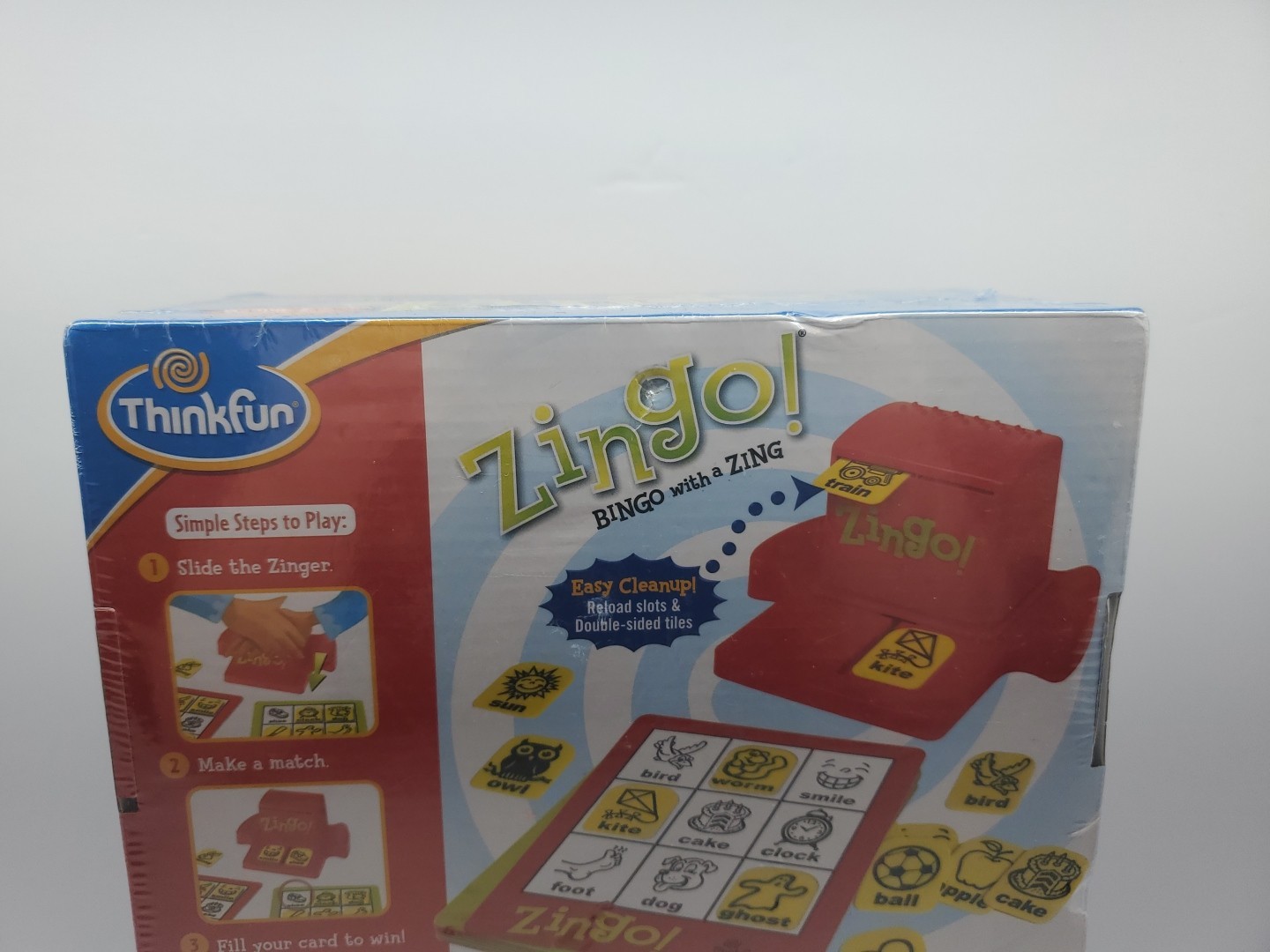 ThinkFun ZINGO! BINGO WITH A ZING! Game Kids Sealed – Box Damage