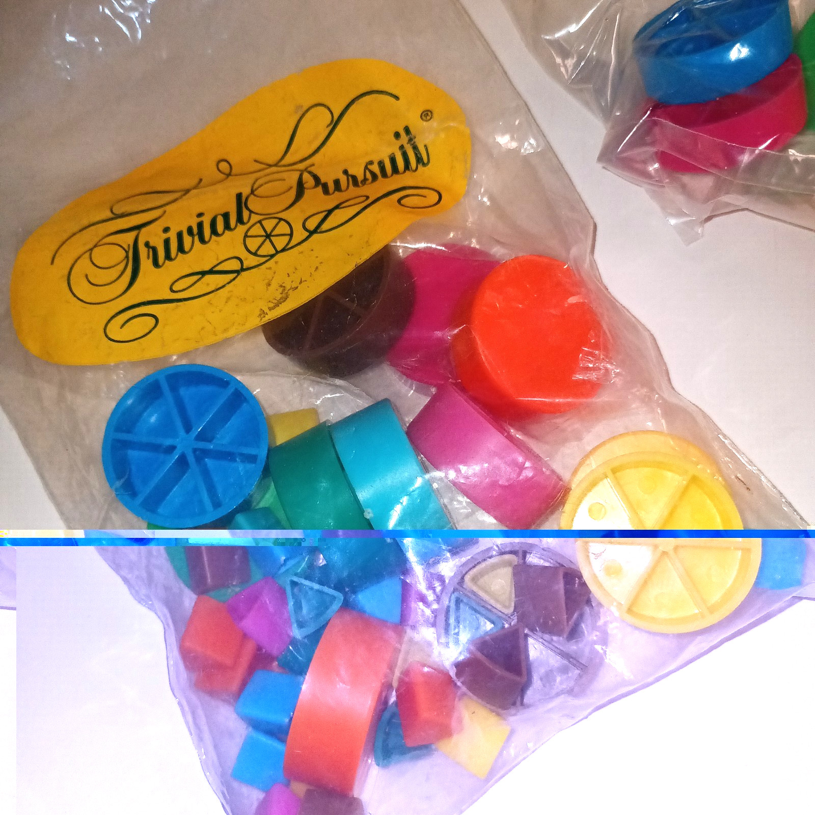 Trivial Pursuit 20th Anniversary Family Game + Extra Parts + Sealed Trivia Cards