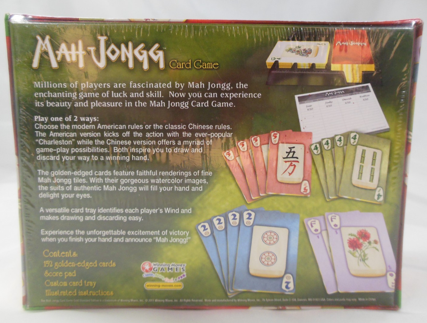 Mah Jongg Card Game Gold Standard Edition Official Play NEW SEALED