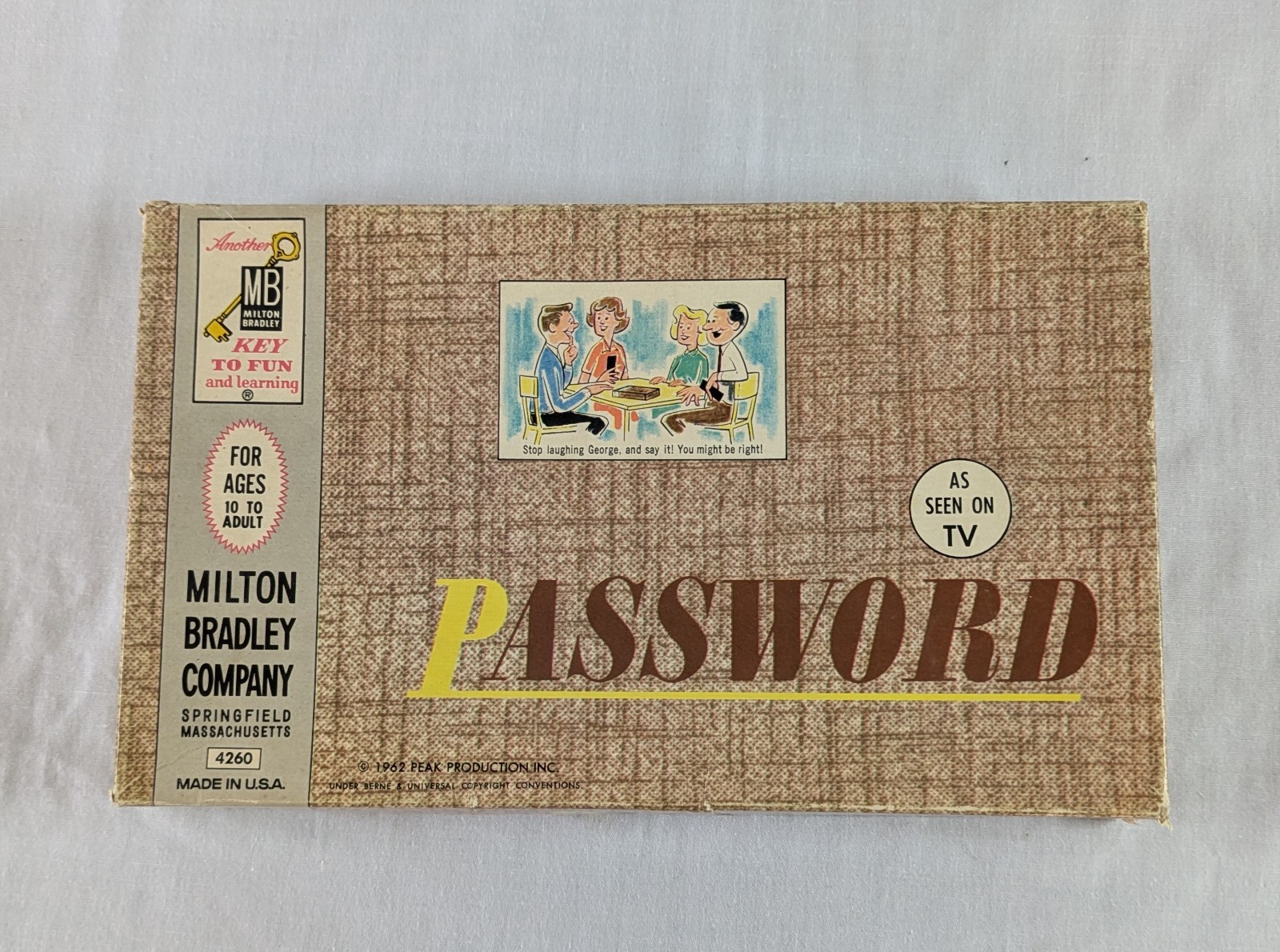 Vintage 1962 Milton Bradley Password Game #4260 Volume 2 Complete Made In USA