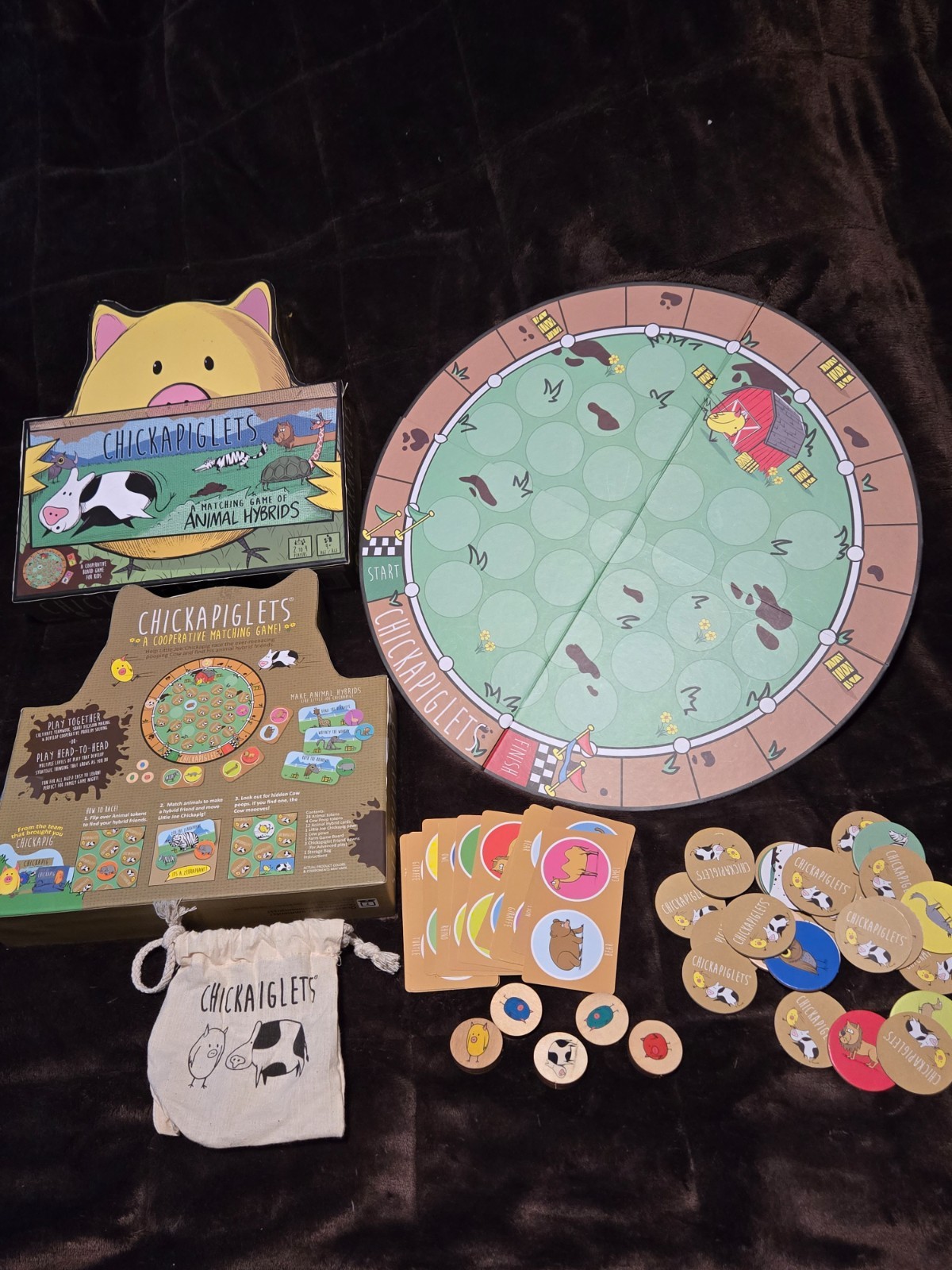 ChickaPiglets Animal Hybrid Matching Game for Kids 100% COMPLETE
