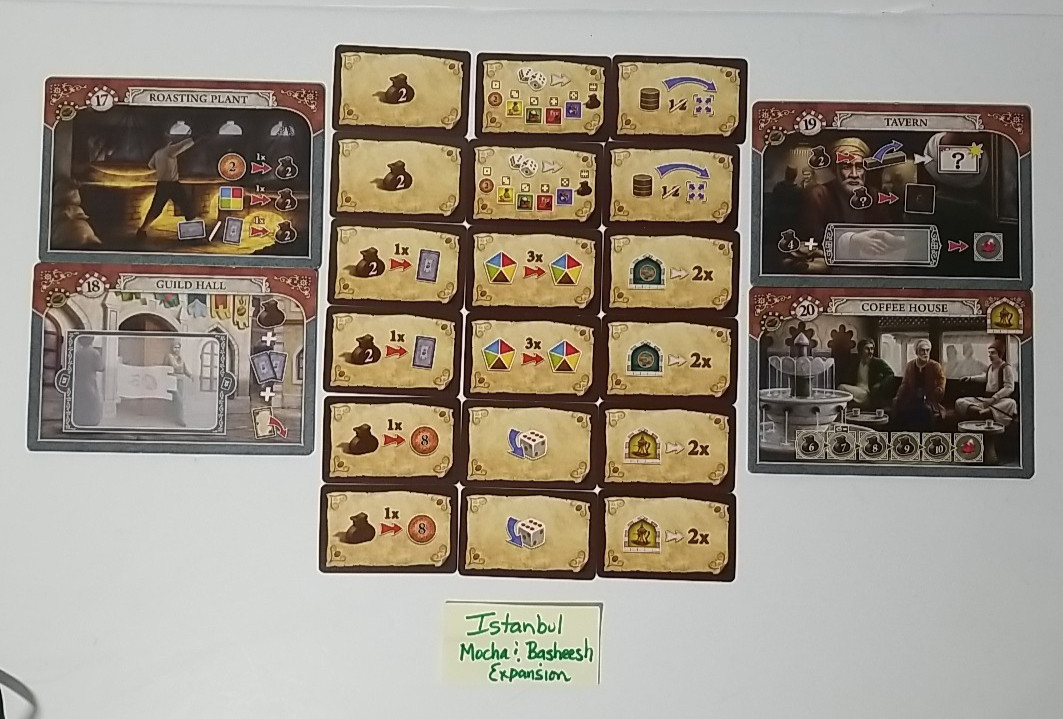 READ – ISTANBUL Base Board Game + Letters & Seals / Mocha & Basheesh Expansions
