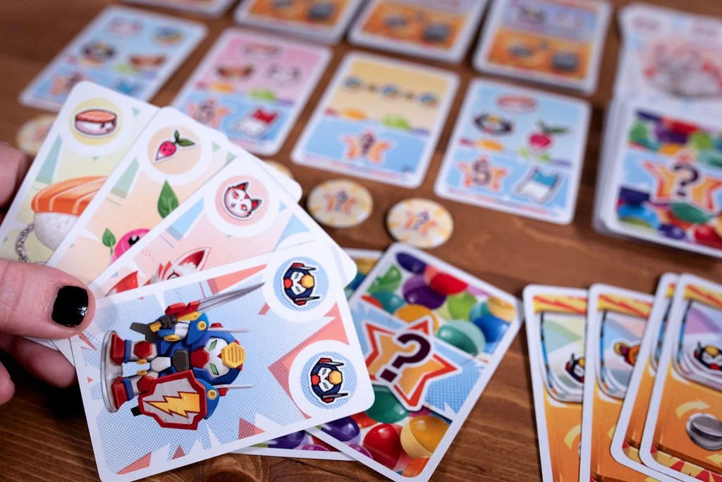 Gasha Family Card Game for 2 to 6 Players Collect Gashapons to Create Sets