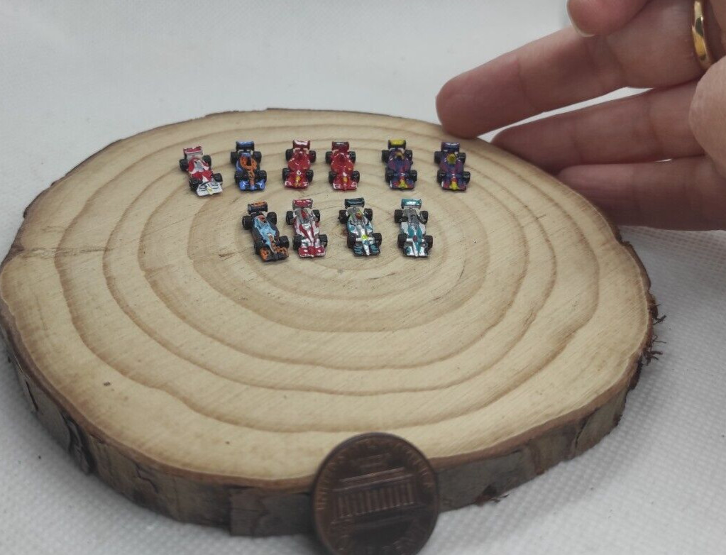 FORMULA D Artisan F 1 TEAMS 2024. 1 3D car Handmade painting. Board Game.