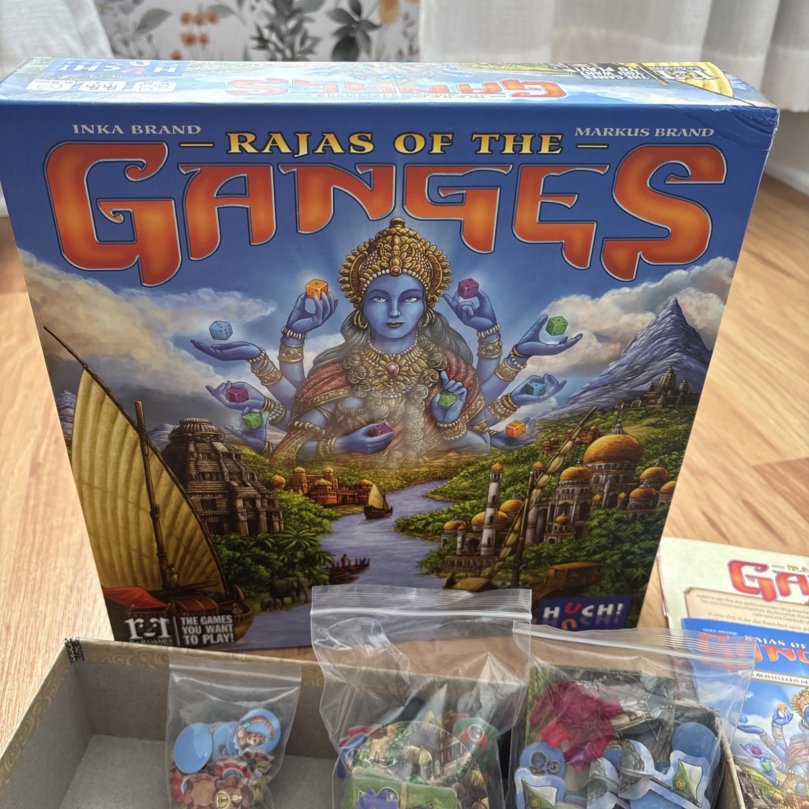 Rajas of The Ganges Strategy Board Game, Goodie Box 1 & 2 (all in base game box)