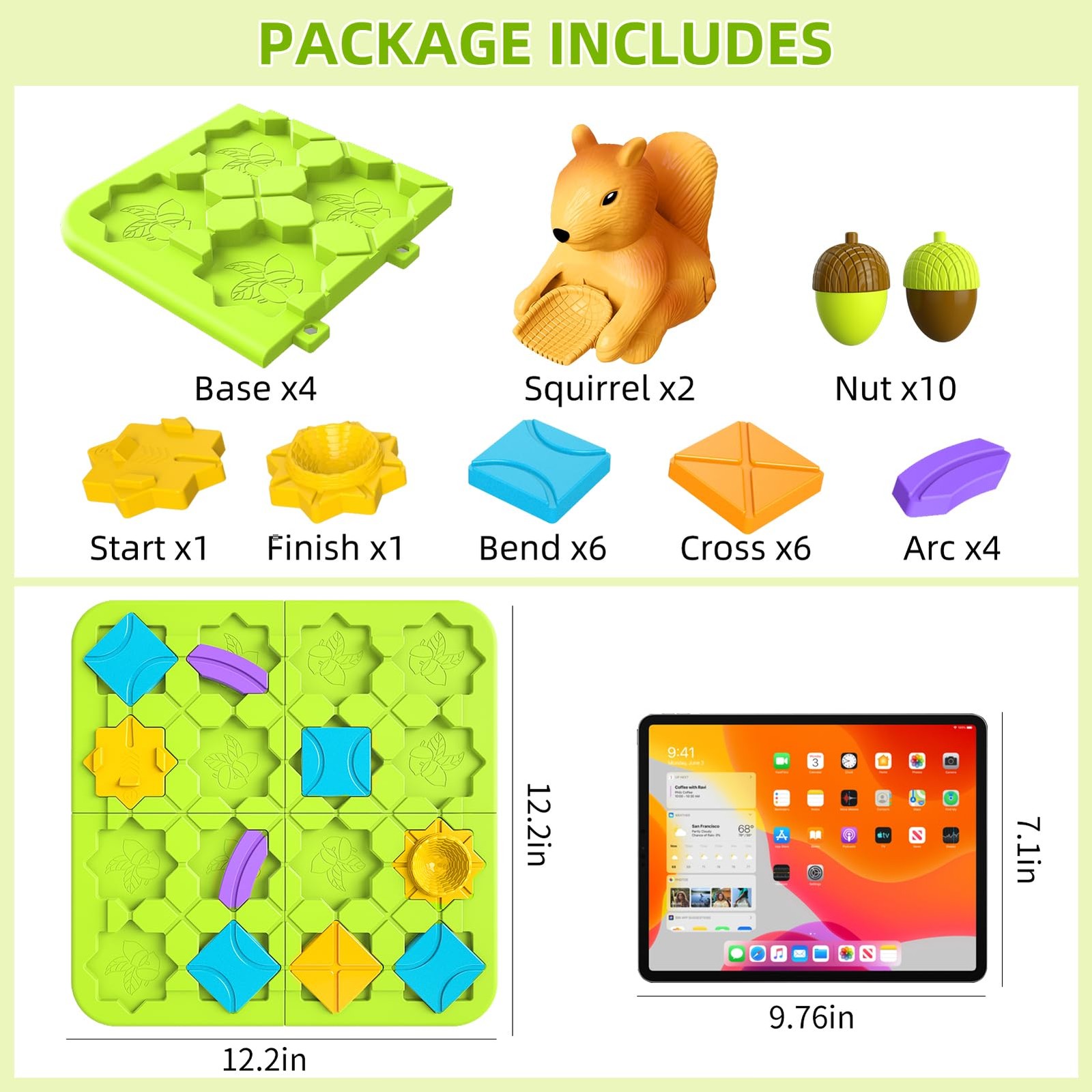 STEM Board Games Kids Toys, Maze Brain Teaser Puzzles Learning Games for Kids…
