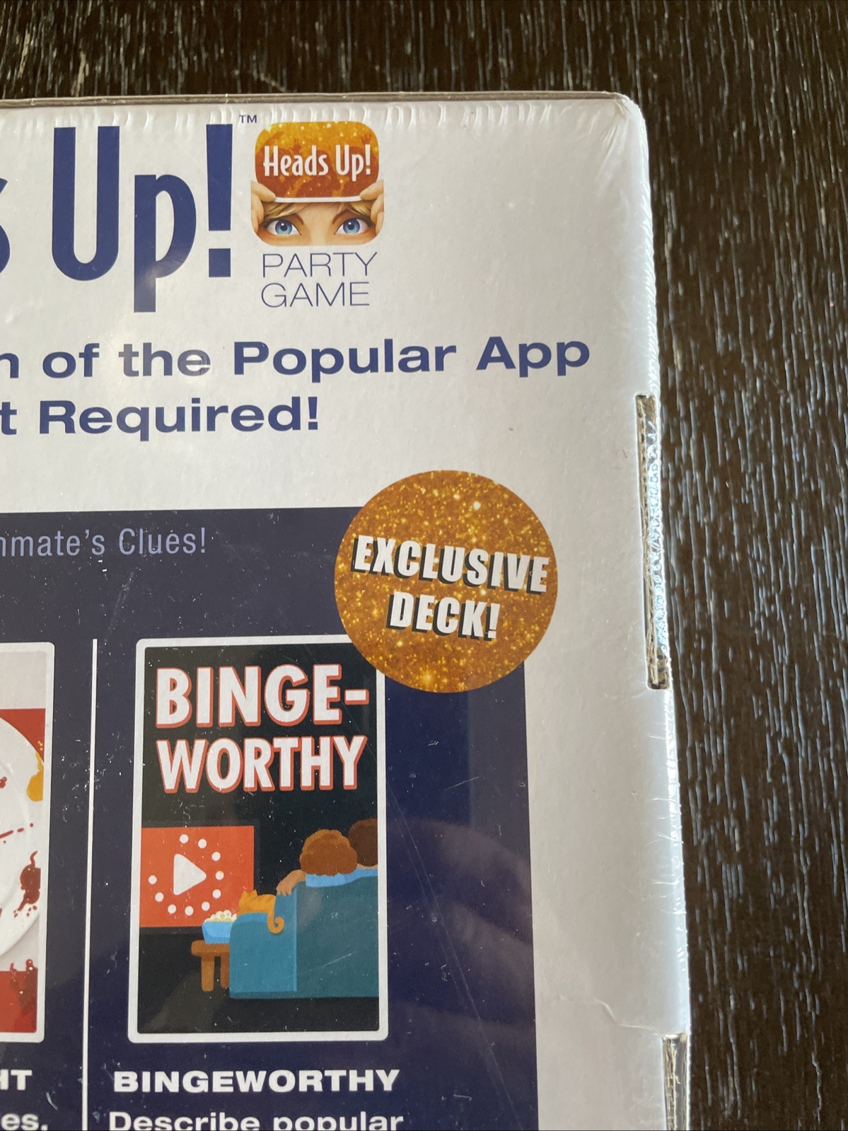 Heads Up! Party Family Card Game As Seen On Ellen 3rd Edition, Spin Master, New