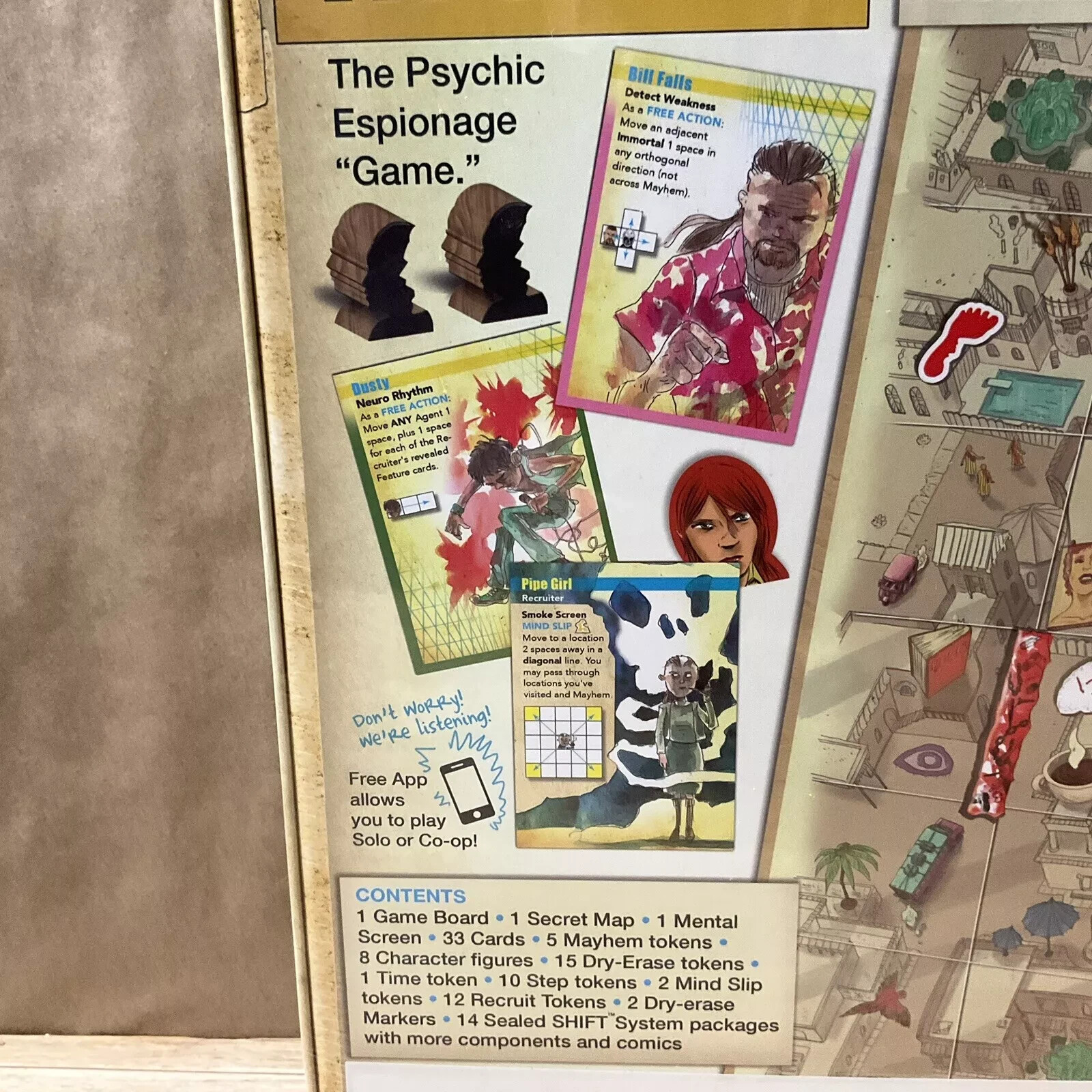 Mind MGMT Psychic Espionage Board Game NEW Sealed Off The Page Games