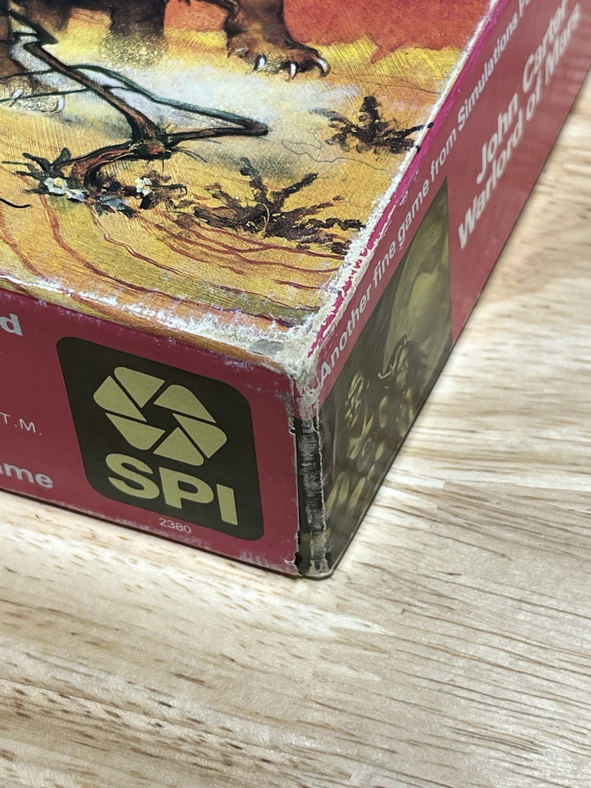 JOHN CARTER: WARLORD OF MARS Board Game. 1979, SPI Unpunched counters/complete.