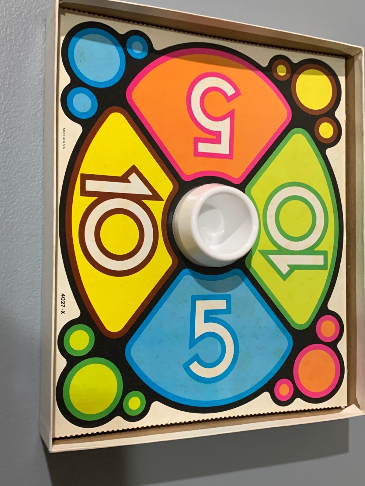 Jumbo Tiddledy Winks Board Game VTG 1963 Milton Bradley 2-4 Players 5-Adult