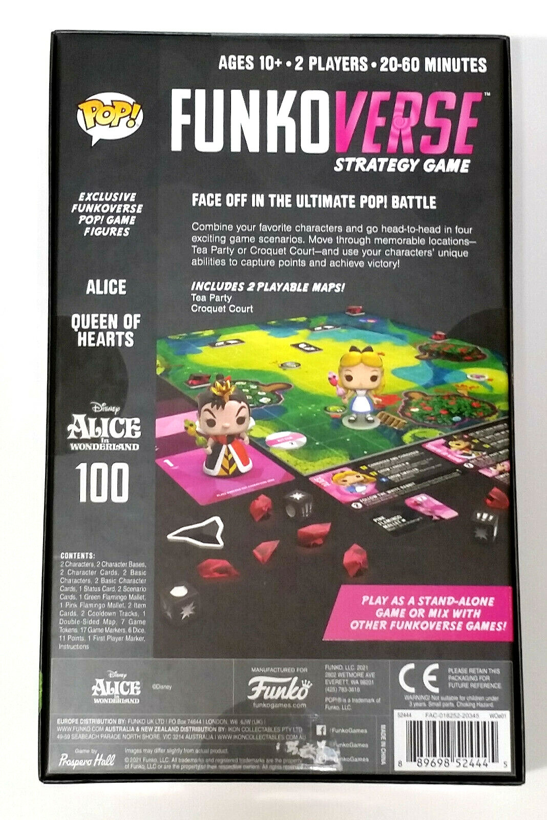 NEW Funkoverse Strategy Game 2021 Alice In Wonderland Disney Funko Games