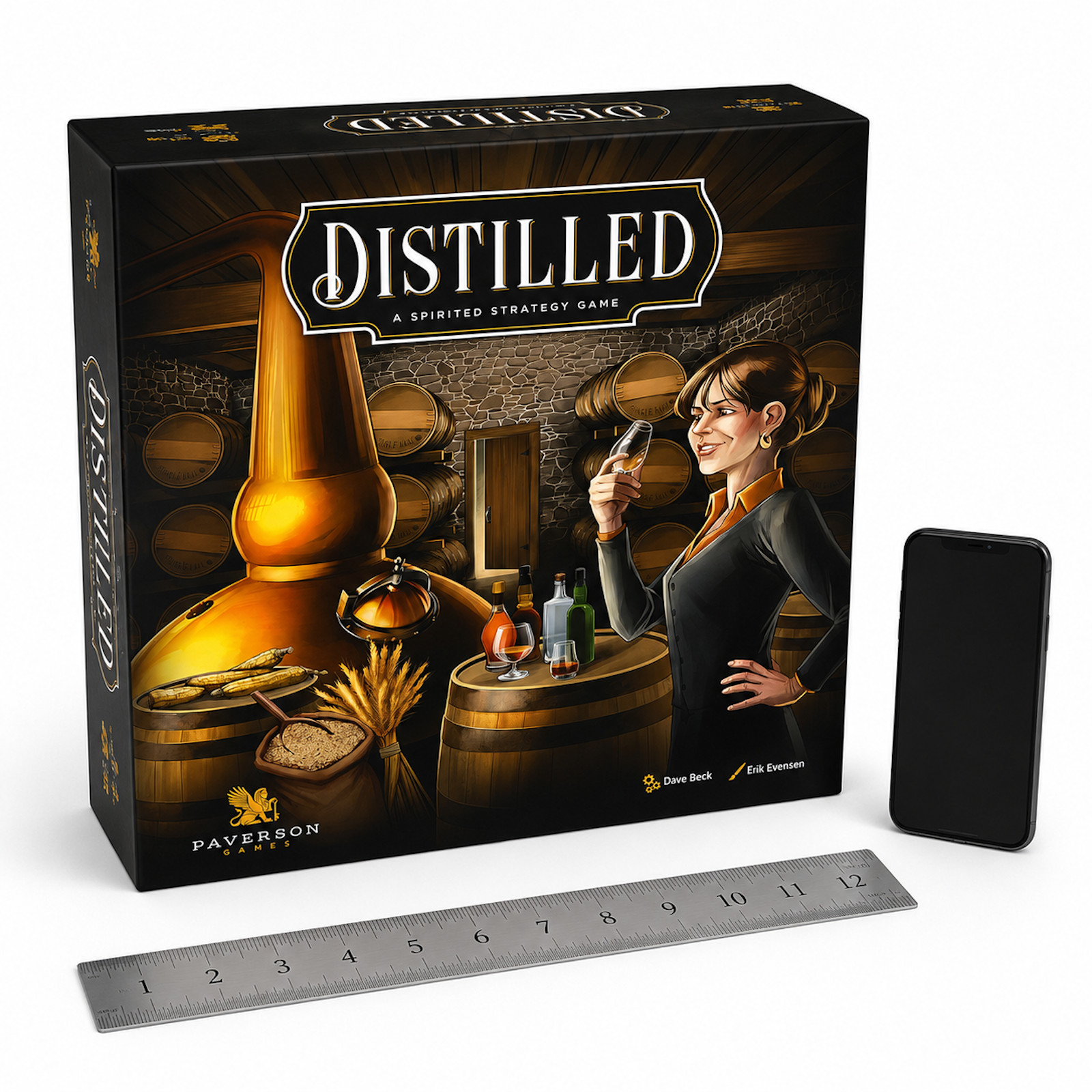Distilled: A Spirited Strategy Game, Strive for The Title of Master Distiller