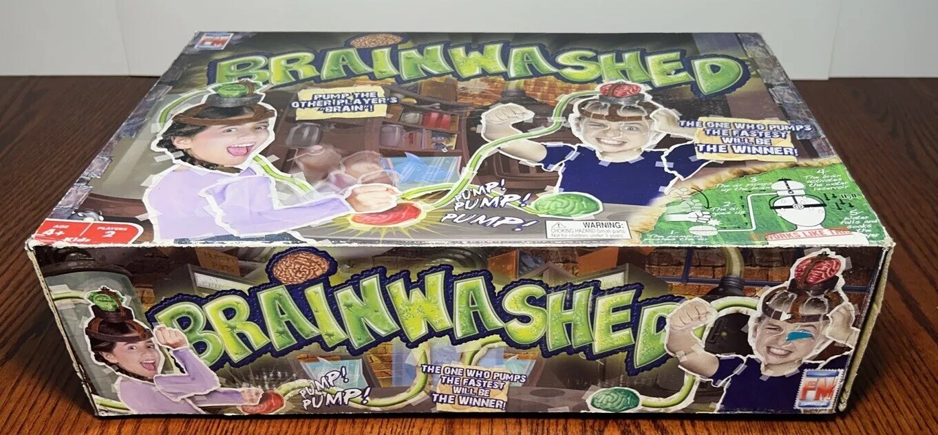 Fotorama Rare, Vtg. Brainwashed Skill And Action Game, Complete