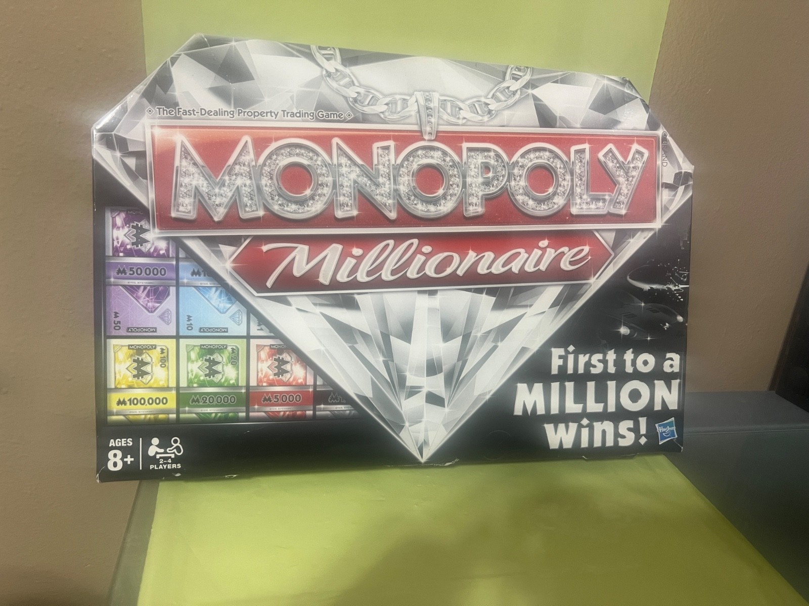 Monopoly Millionaire Edition Board Game – First to a Million Wins, Luxury Theme