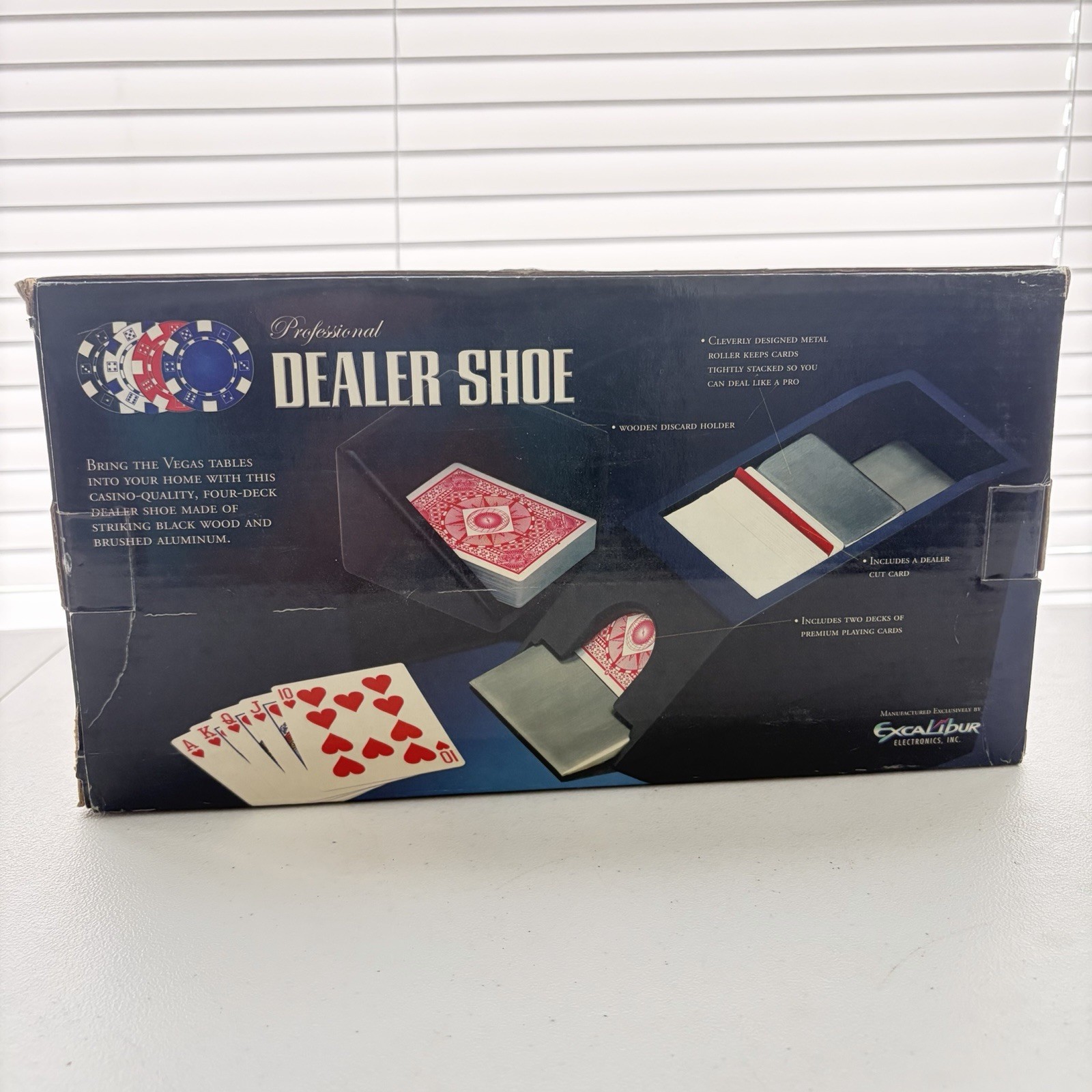 EXCALIBUR ELECTRONIC 4 DECK DEALER SHOE BLACKJACK