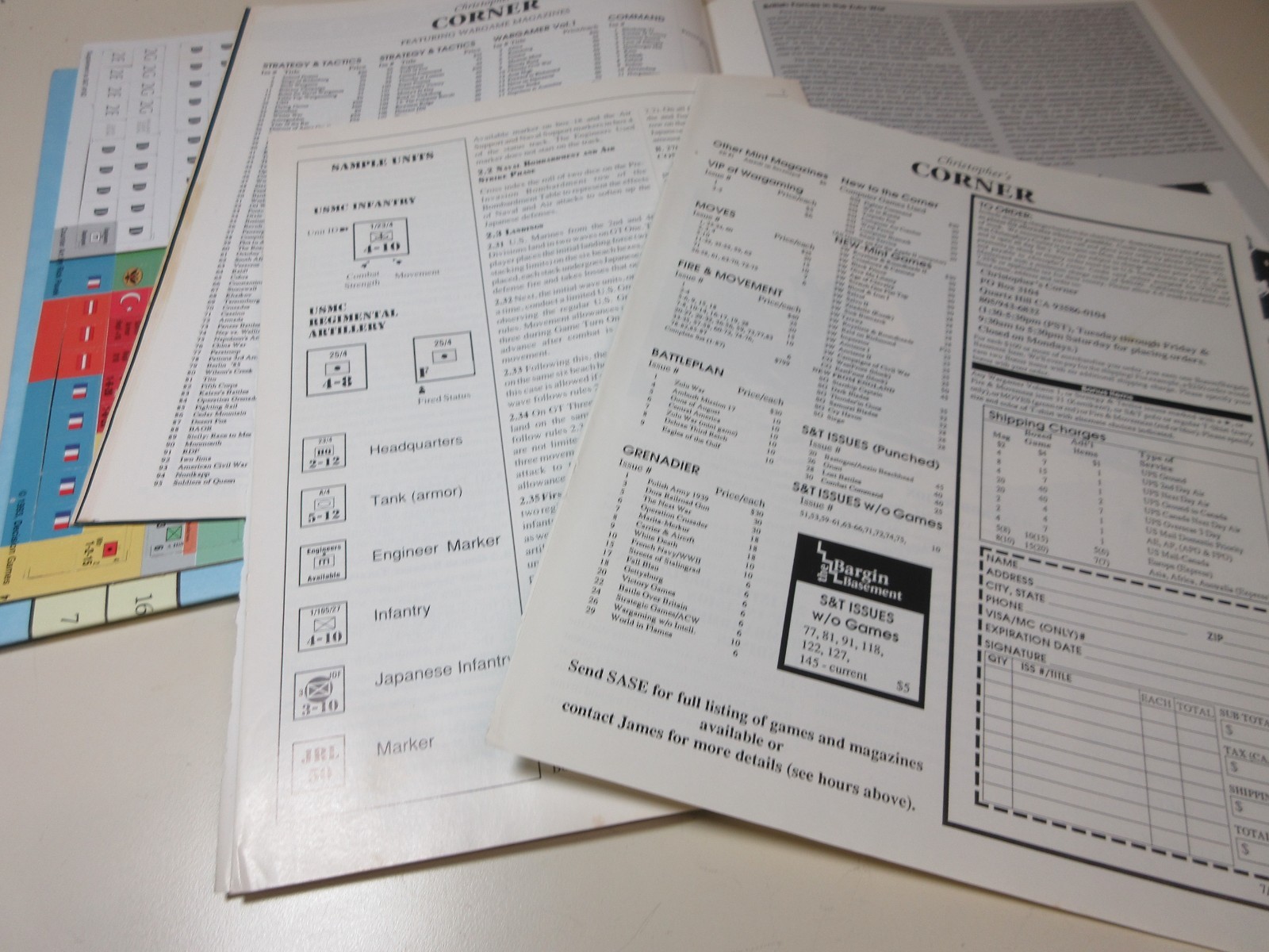 Strategy & Tactics/Decision Magazine War games #162 CLONTARF & SAIPAN UNPUNCHED
