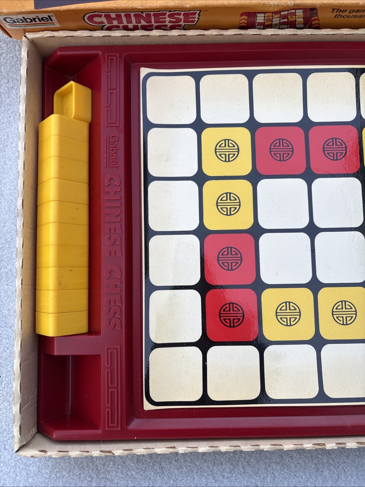 Chinese Chess Game Gabriel COMPLETE 1981 The Game Of A Thousand Surprise Vintage