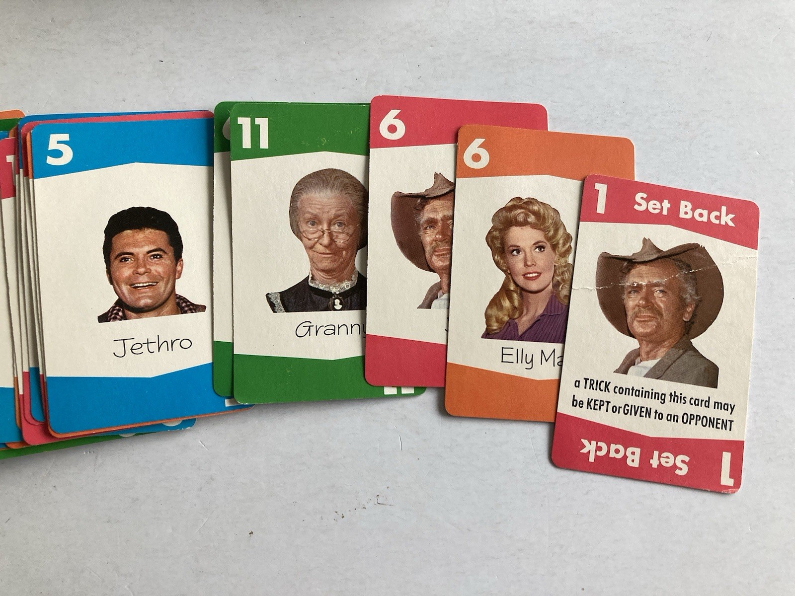 Vintage Milton Bradley The Beverly Hillbillies Card Game (No Chips or Dice)