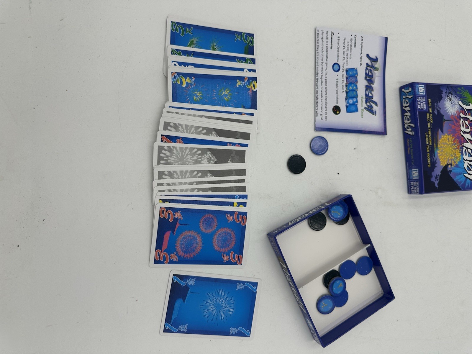 HANABI Fireworks Card Game AWARD WINNER Game Bauza 2017