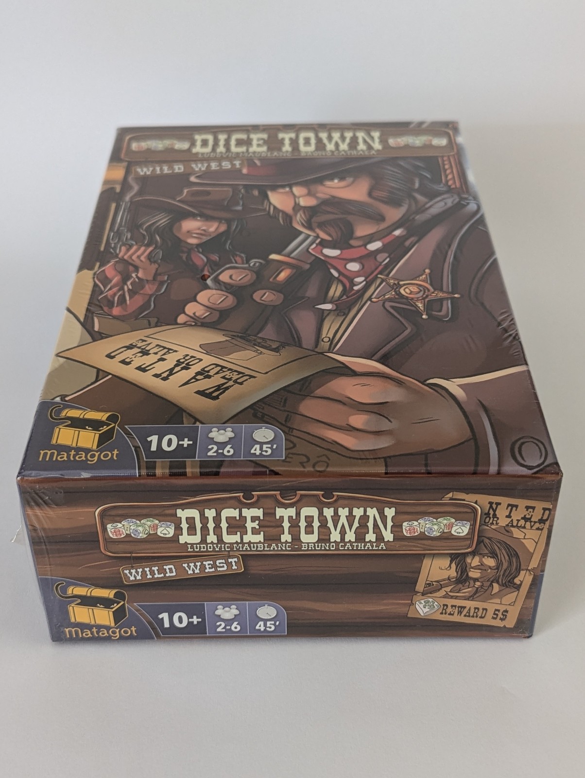 Dice Town Wild West Board Game Expansion by Matagot 2011 Edition Rare New Sealed