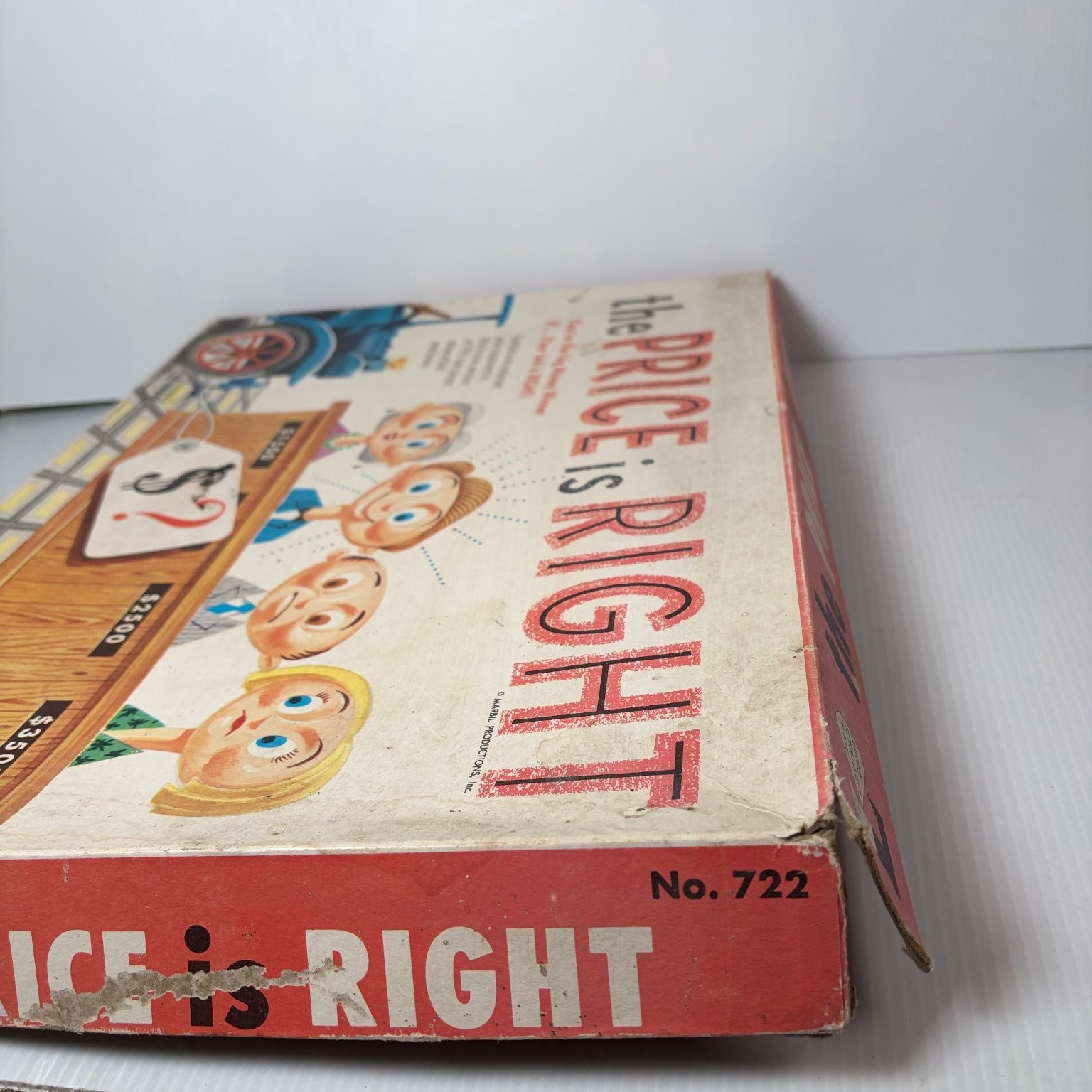 The Price is Right Lowell Toy Mfg. Board Game 2-4 Players 1950s Complete