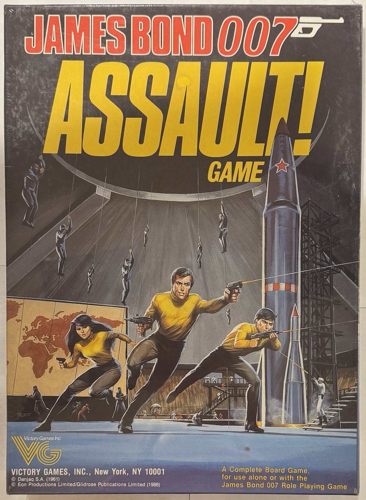 James Bond 007 Assault! Game by Victory Games No. 35017 BRAND NEW SEALED