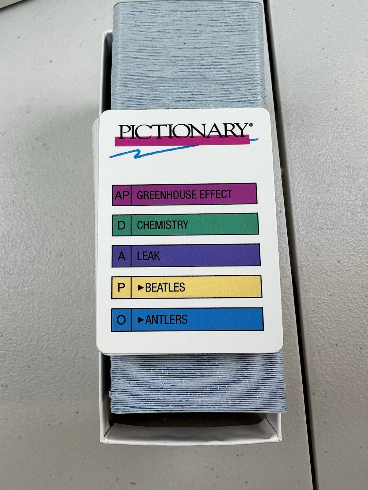 Vintage PICTIONARY 1993 Classic Board Game of Quick Draw Ships Complete