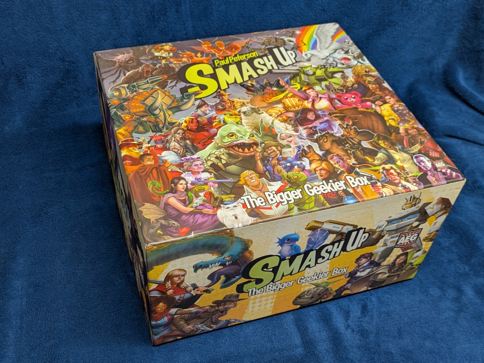 Smash Up Bigger Geekier Box FULL 20 Sets – 90 Factions -All Sleeved -Over 20lbs