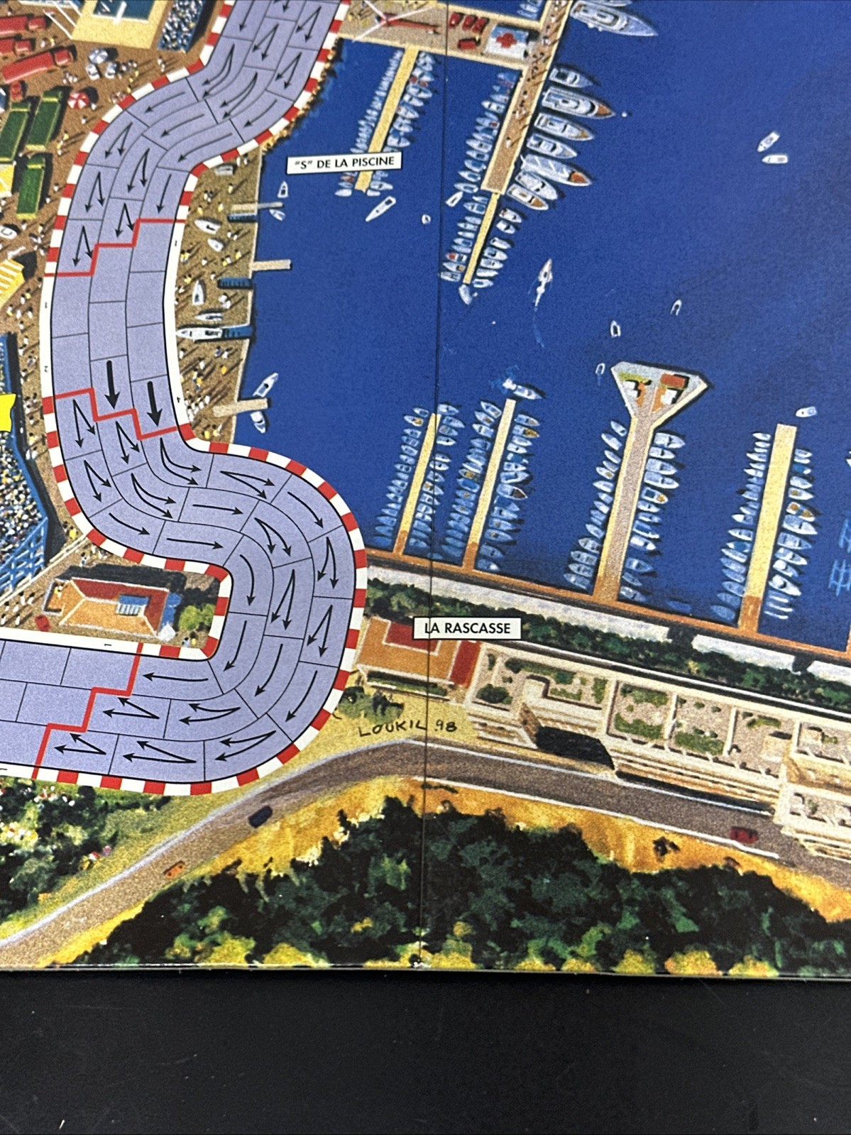 FORMULA DE Map Track Base Game Boards MONACO/ZANDVOORT #1 Nederland Circuits 1/2