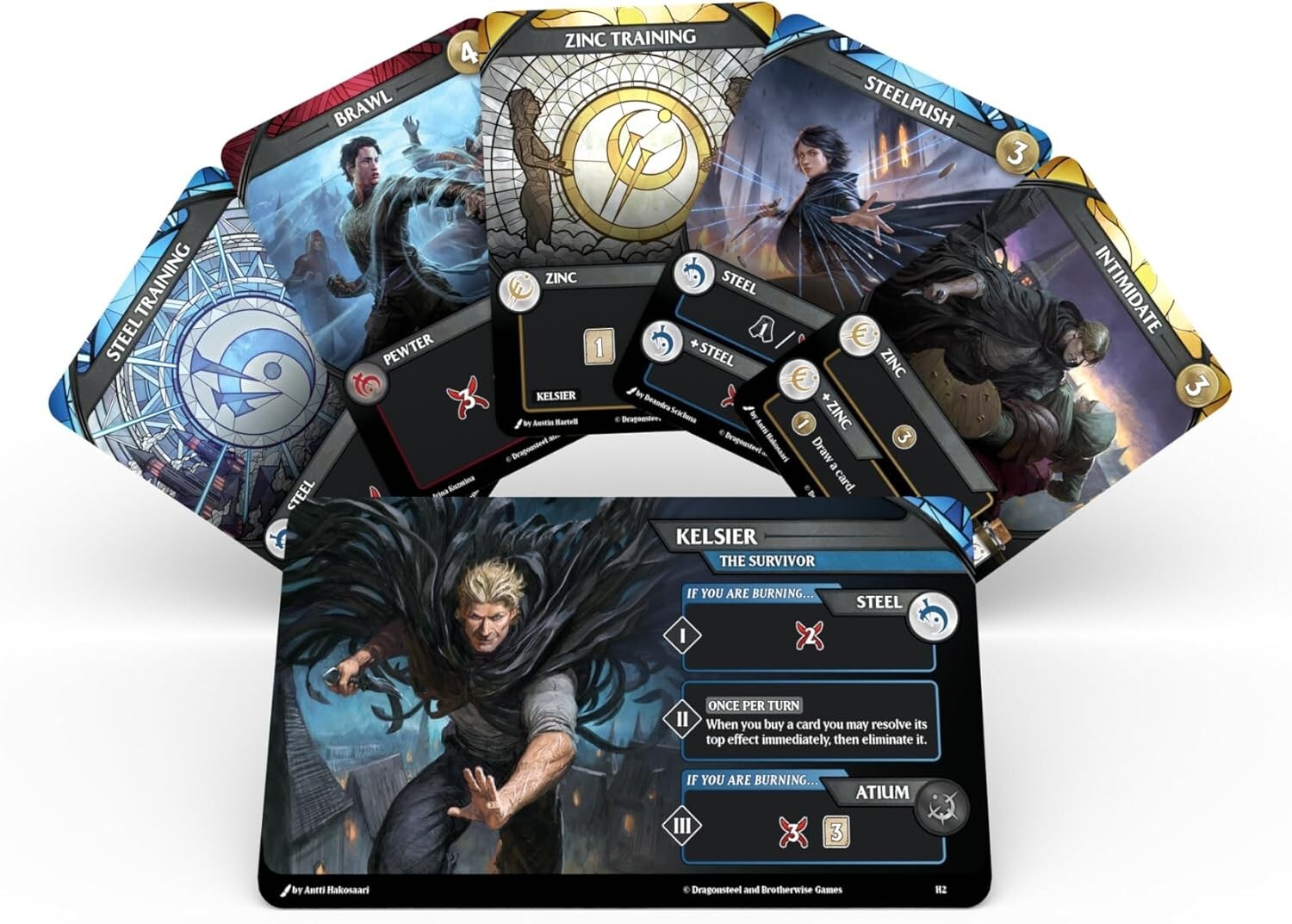 Mistborn The Deckbuilding Game Brotherwise BGM 269 Brandon Sanderson Card Board