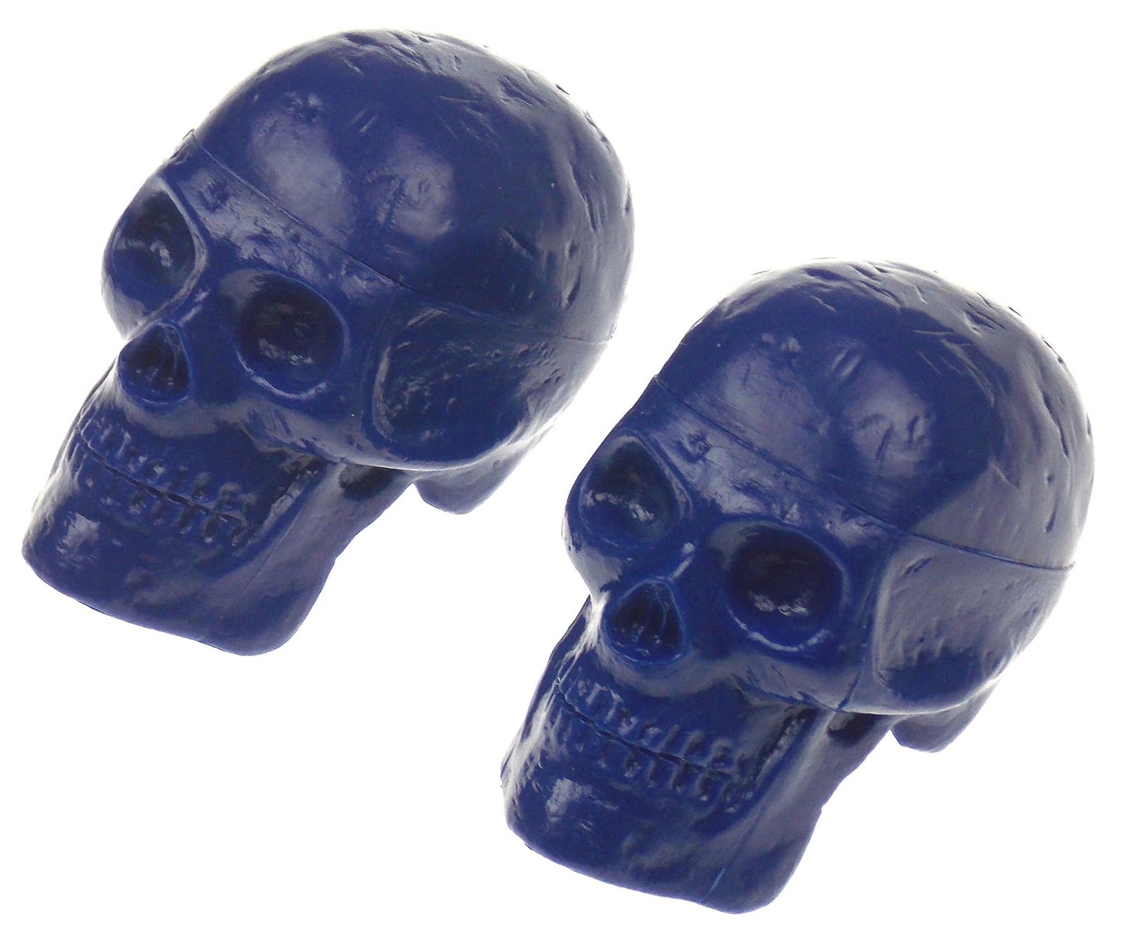 2 Blue Skull Shaker Percussion Bag Stress Relief Music Maraca Instrument Gift
