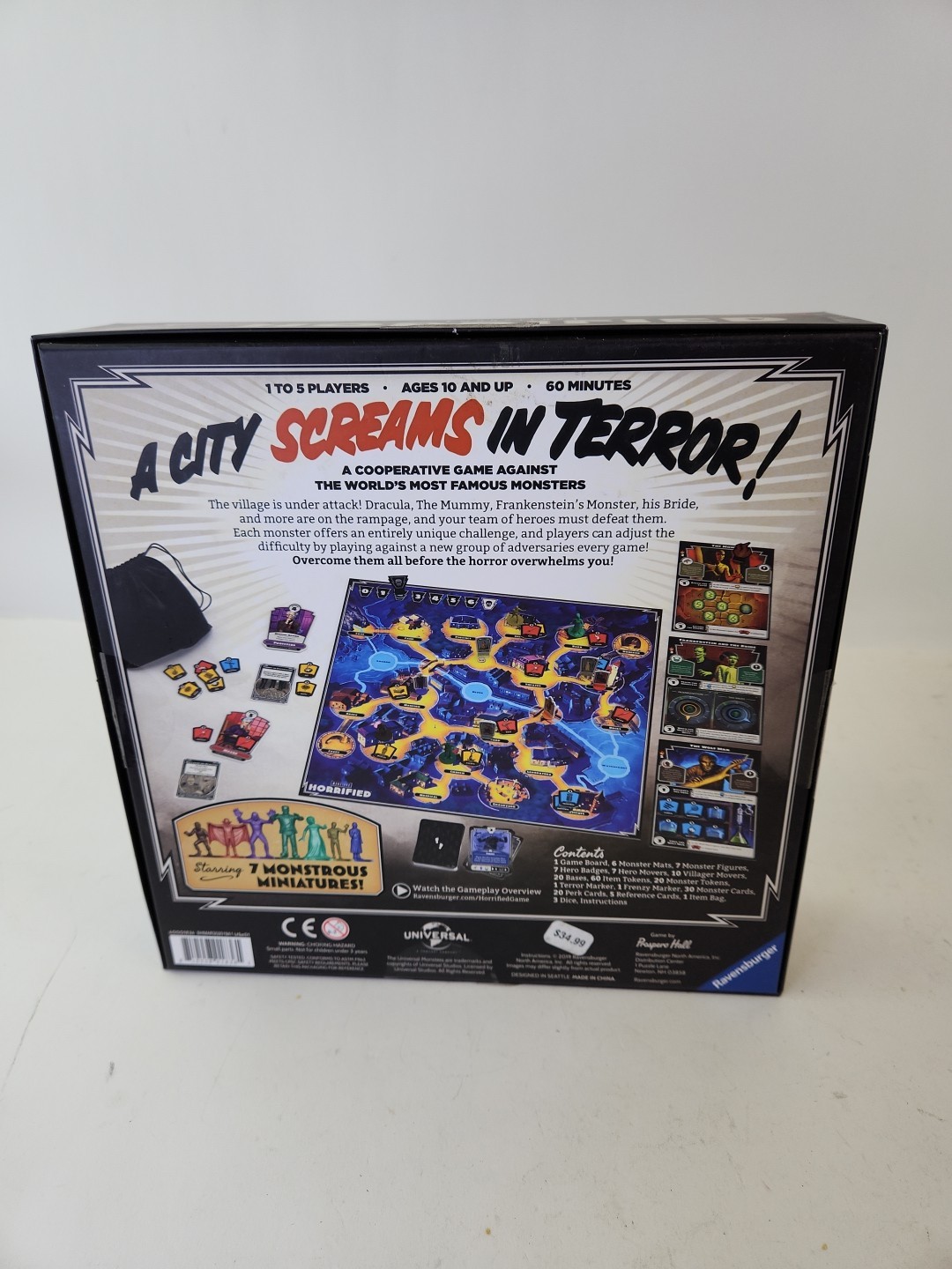 Ravensburger 60001836 Horrified Universal Monsters Strategy Board Game!