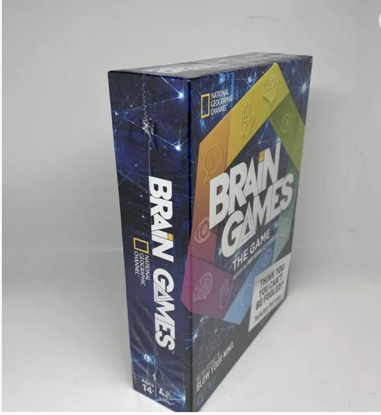 National Geographic Channel Brain Games The Game Board Game NEW SEALED