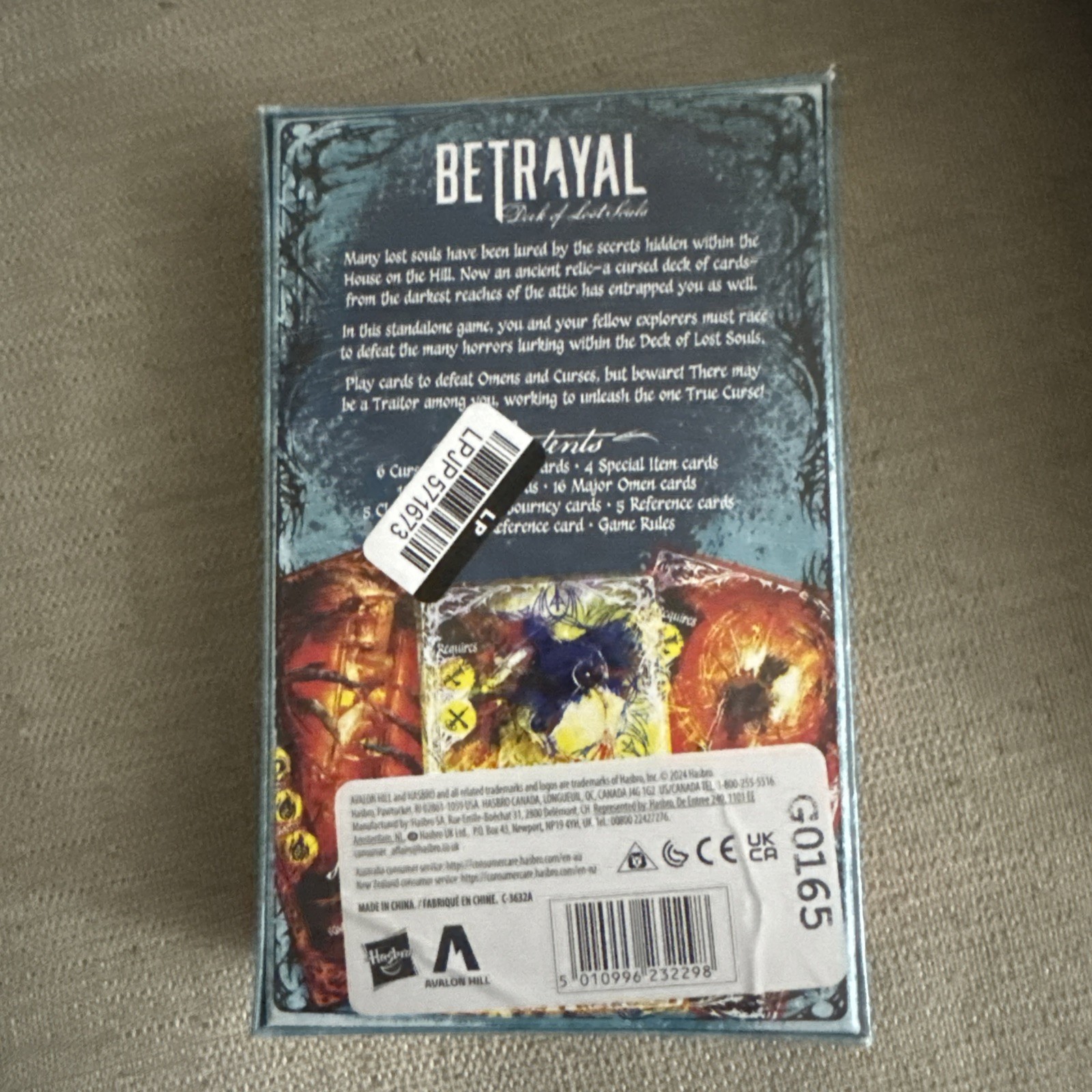 Betrayal Deck of Lost Souls Card Game – Tarot-Inspired, 3-5 Players, Ages 12+