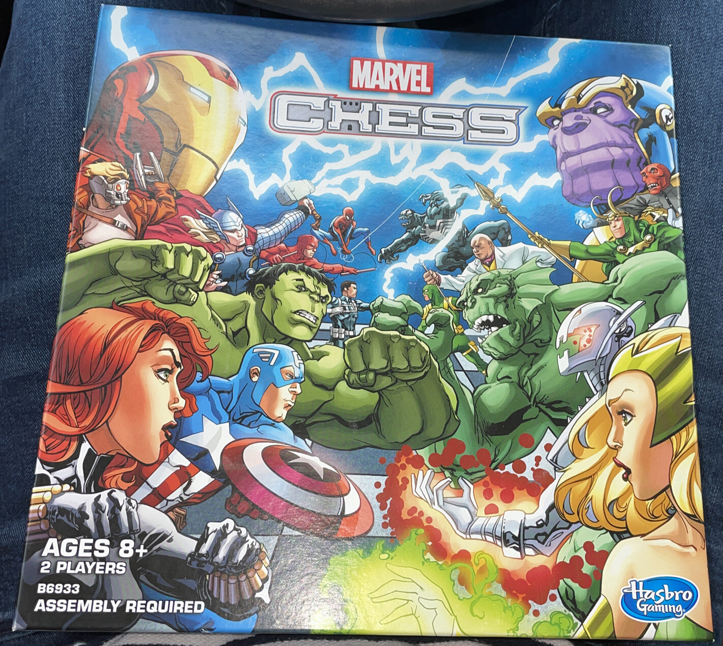 Marvel Avenger’s Chess Board Game Hasbro Ironman Thor Black widow daredevil