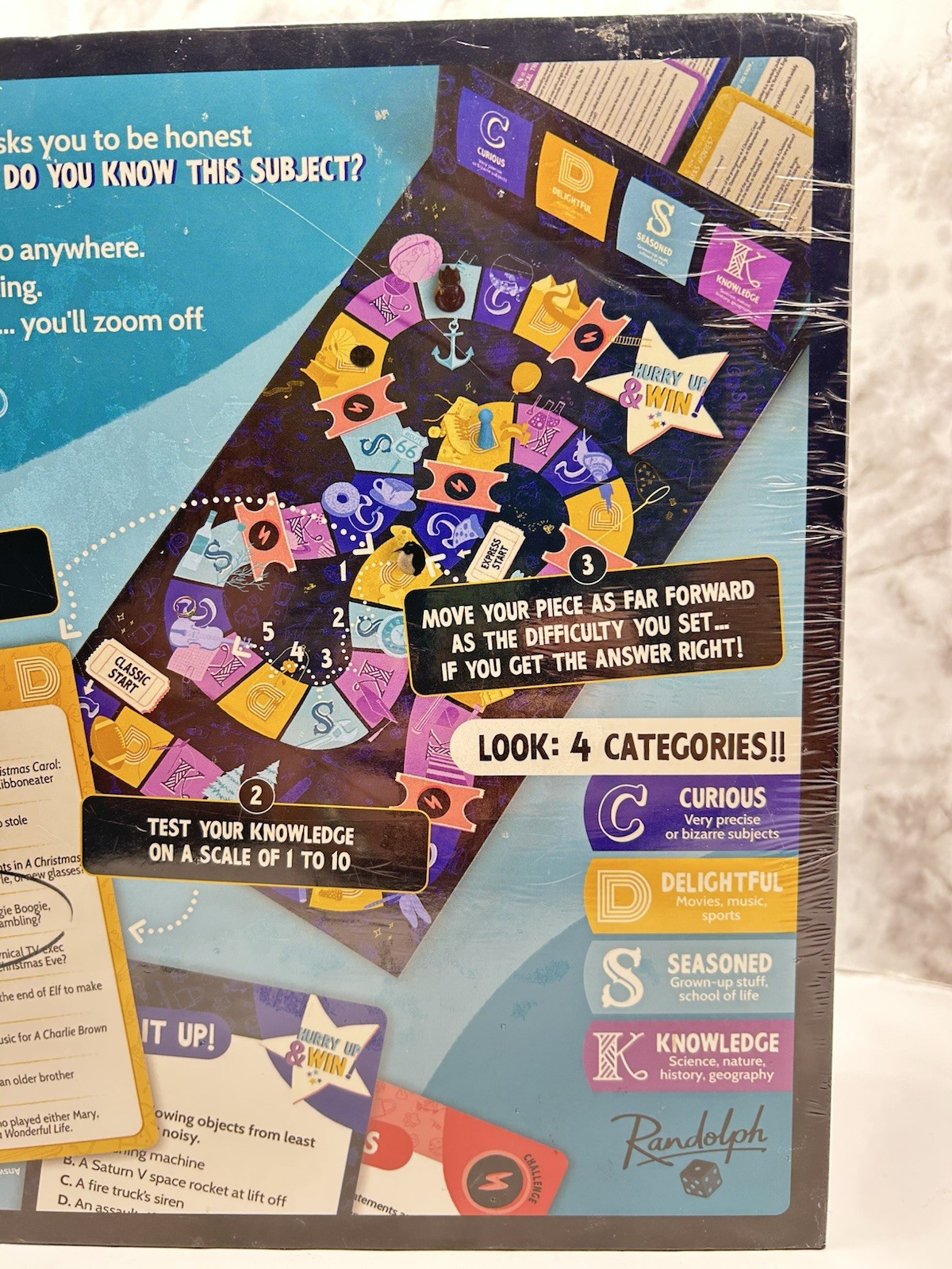 Randolph CDSK | Fun Trivia Party Game for Teens and Adults |Great for Game Night