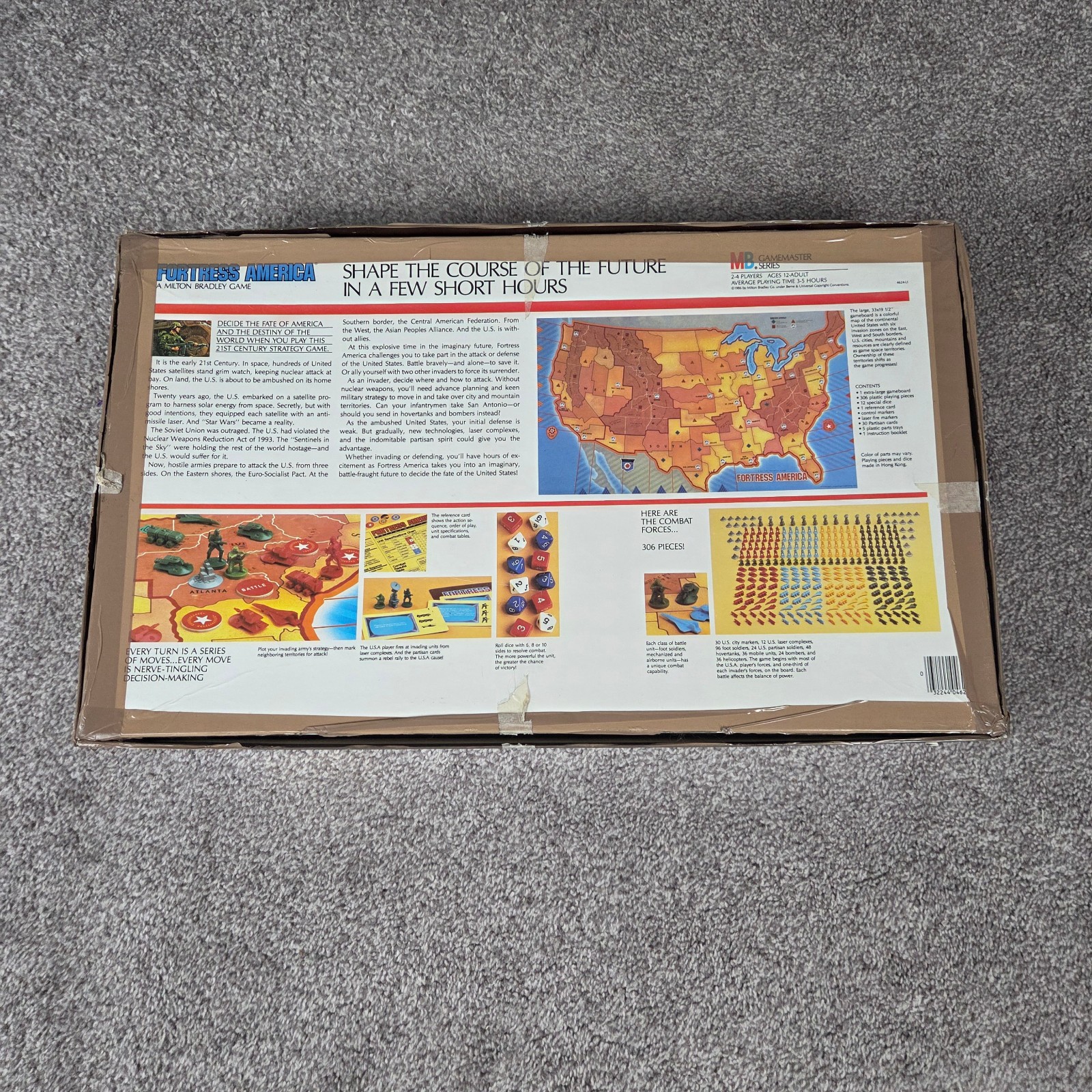 Vintage Hunt For Red October Red Storm Rising Fortress America – Board Game LOT
