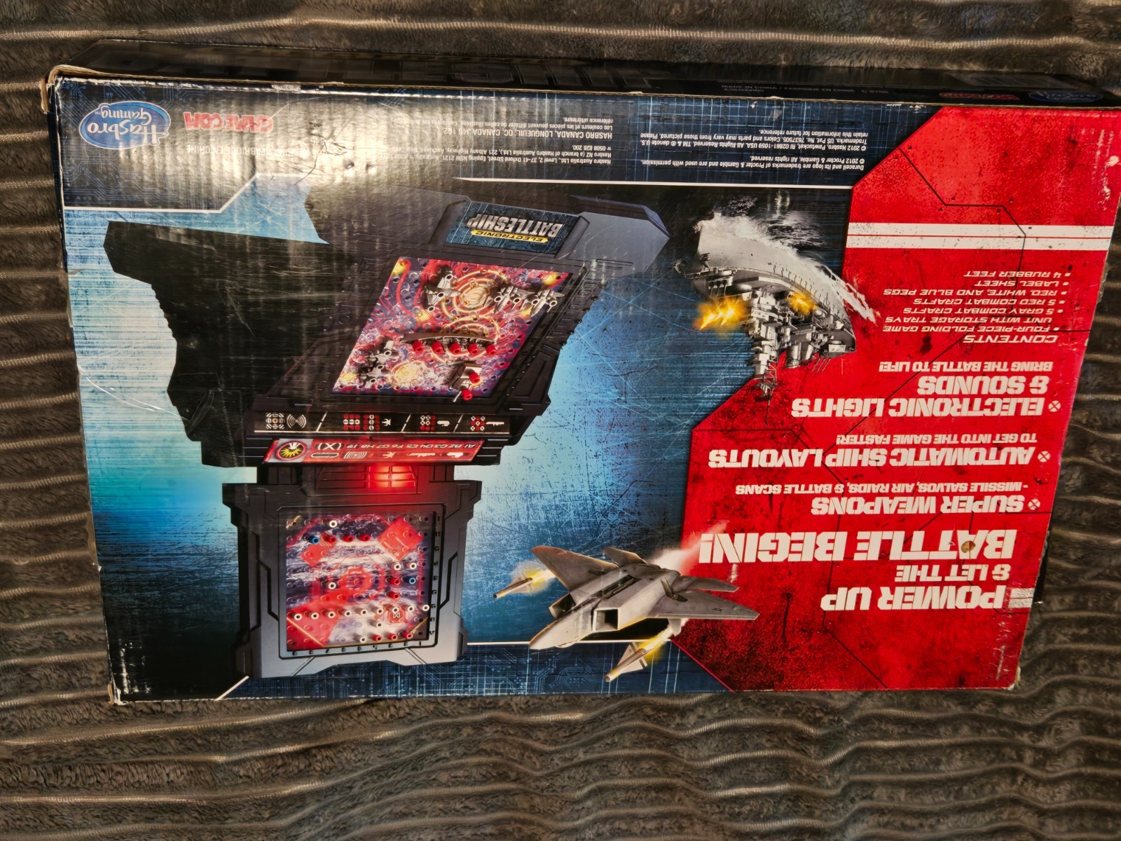 Electronic Battleship 100% COMPLETE WORKS Hasbro Gaming 2012 War Battle Boats