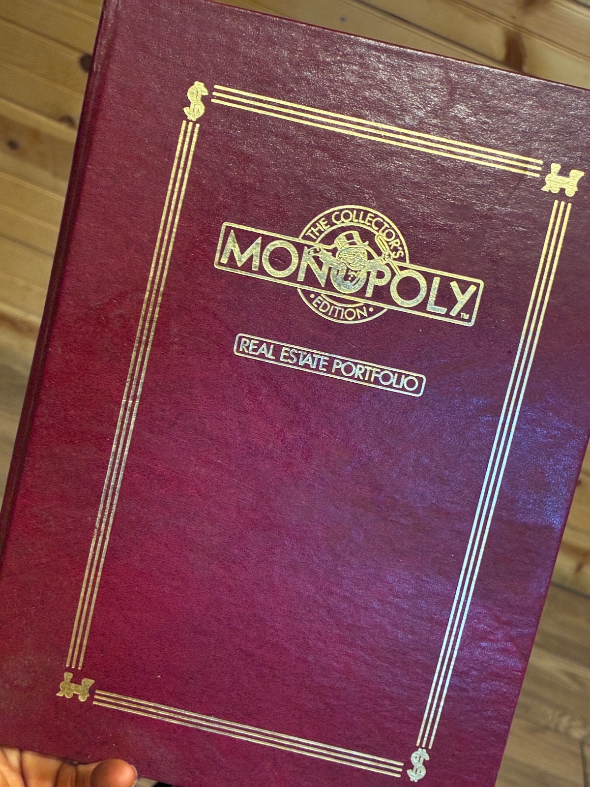 Original classic wooden monopoly board. Has all pieces and all money