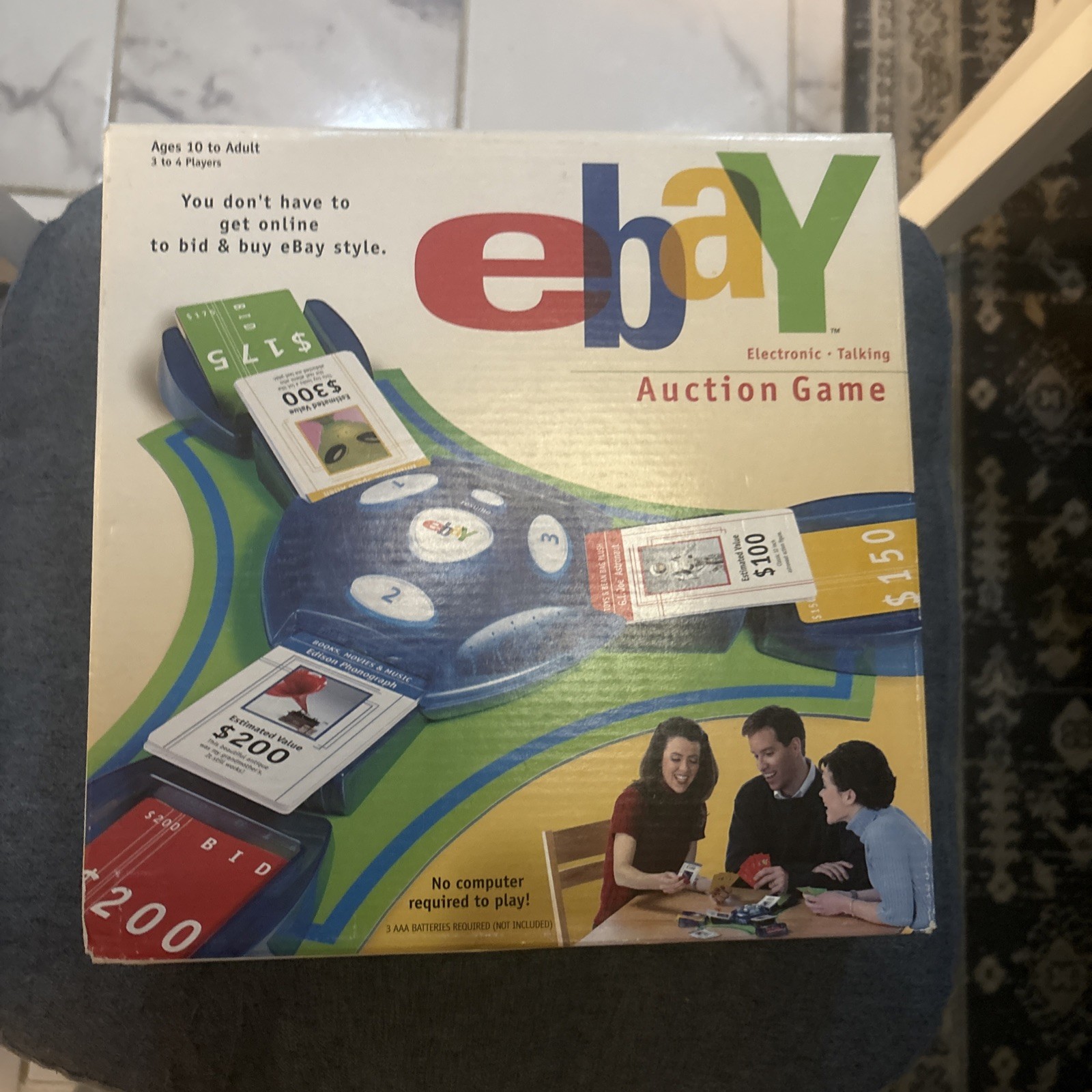 Ebay Electronic Talking Auction Game 2001 Parker Brothers Complete