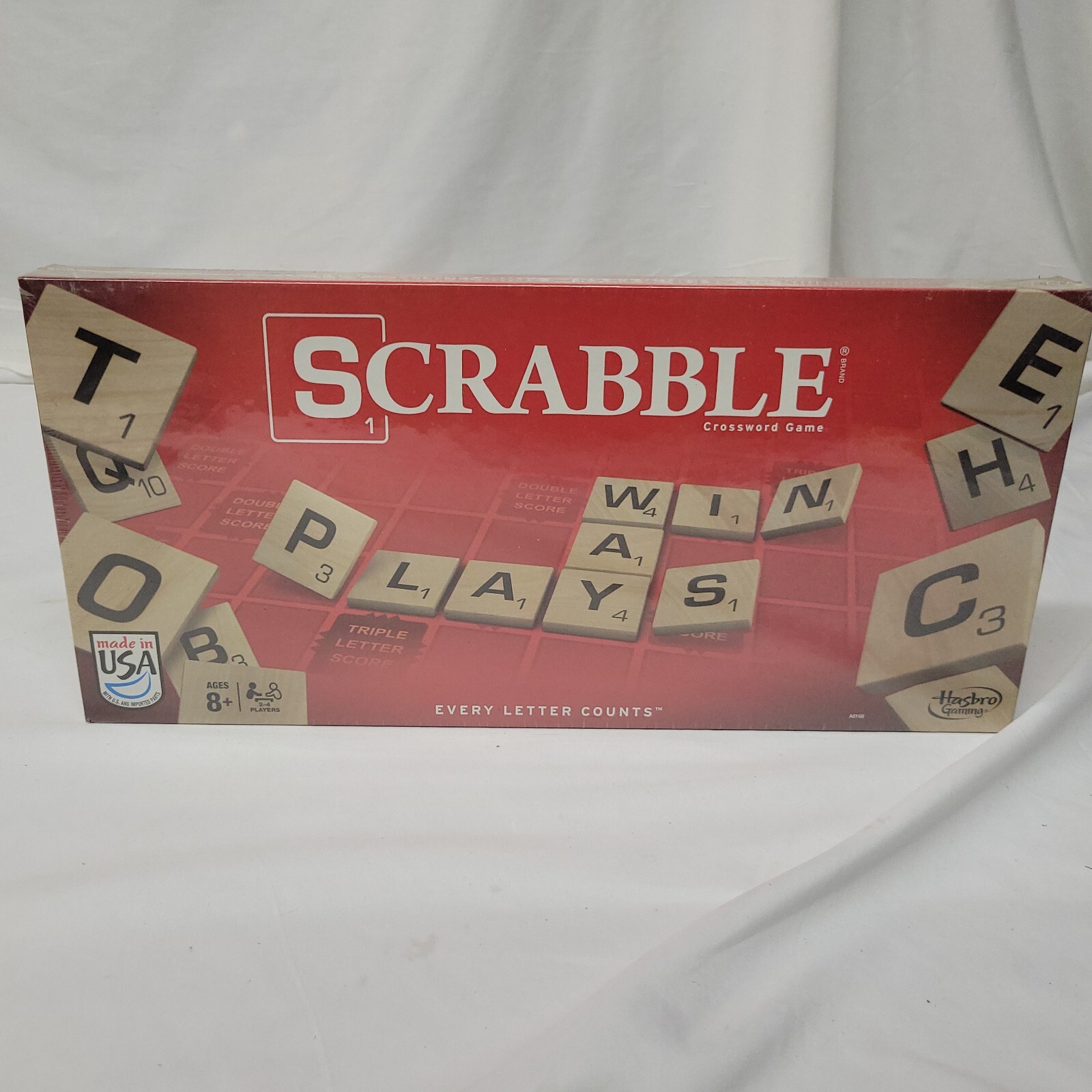 Scrabble Crossword board Game 2013 brand new sealed every letter counts fun! XYZ