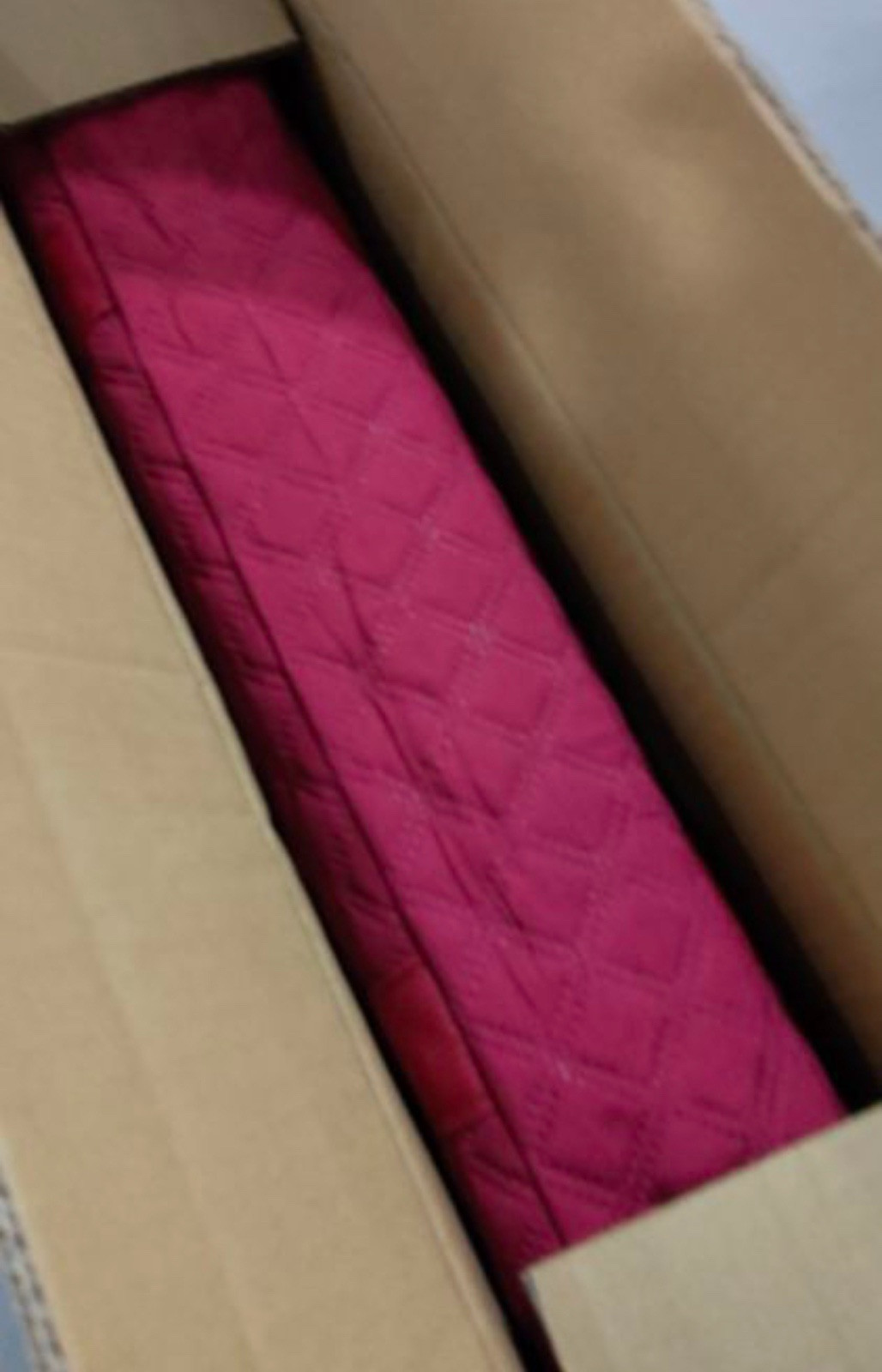 American Mahjong Set 166 Tiles Red Burgundy Quilted Bag 4 Color Pushers/Racks