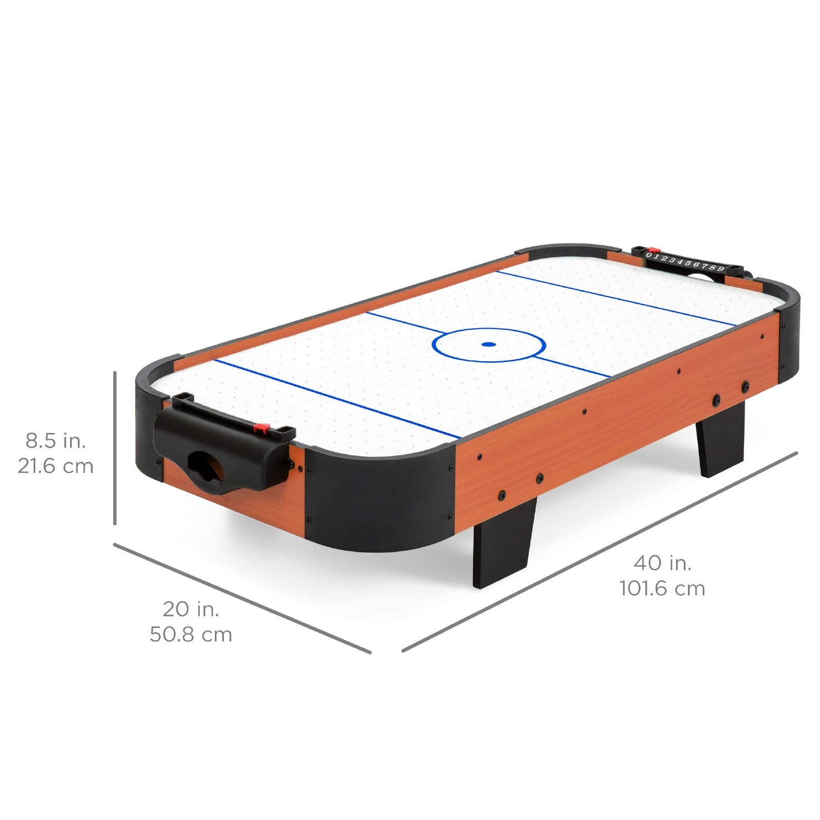 Best Choice Products 40in Portable Tabletop Air Hockey Arcade Table for Game …