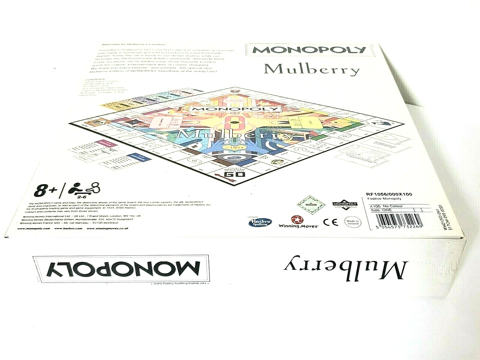 Monopoly Board Game Mulberry Luxury Bag UK Limited Edition Sealed England RARE